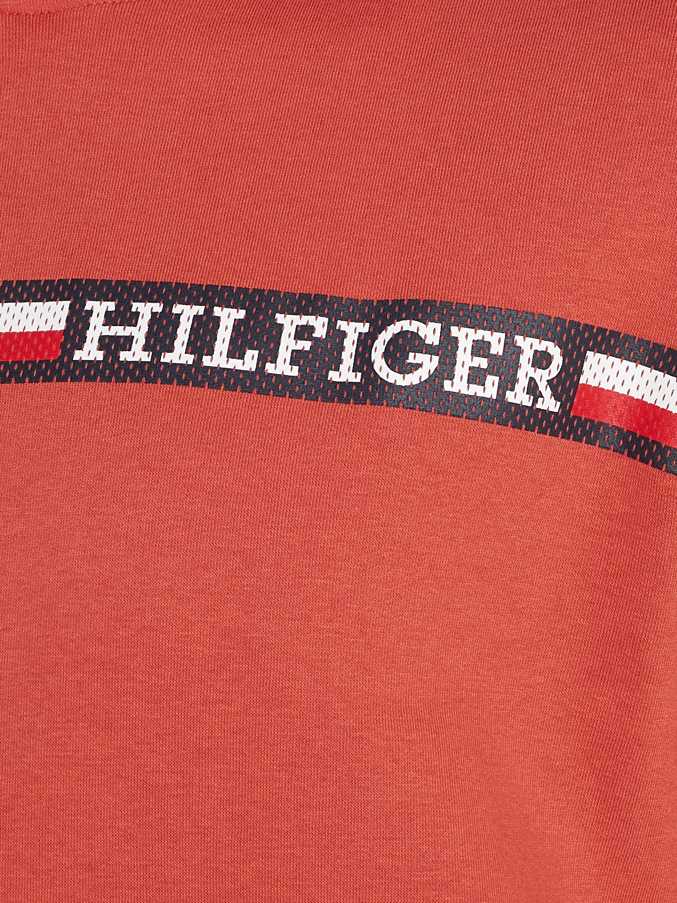 Tommy Hilfiger Big & Tall Kapuzensweatshirt »BT-CHEST STRIPE HOODY-B«, Grosse Grössen mit Logoprägung