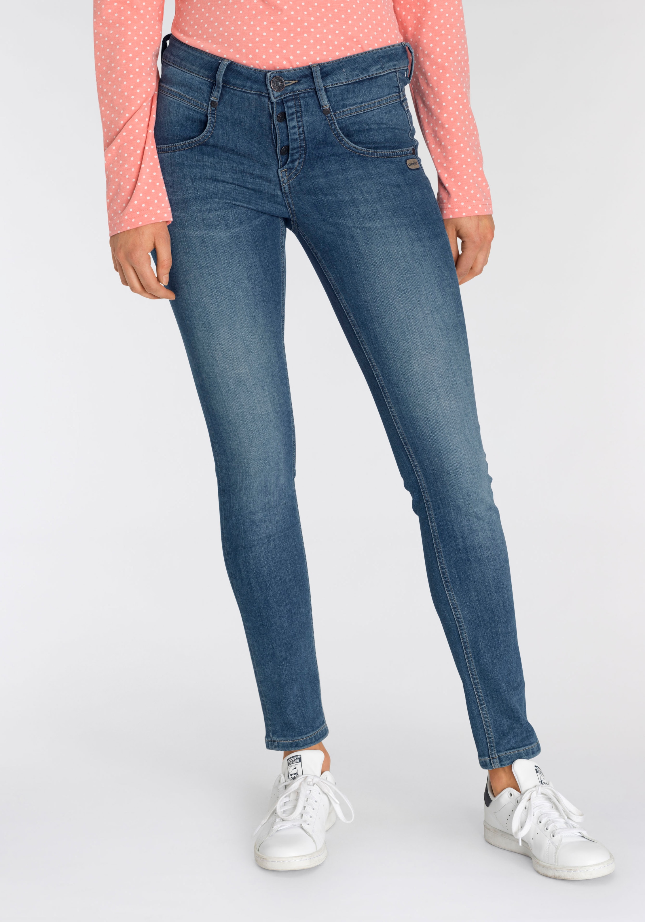 Skinny-fit-Jeans »94Medina«, mit stylischer halb offener Knopfleiste