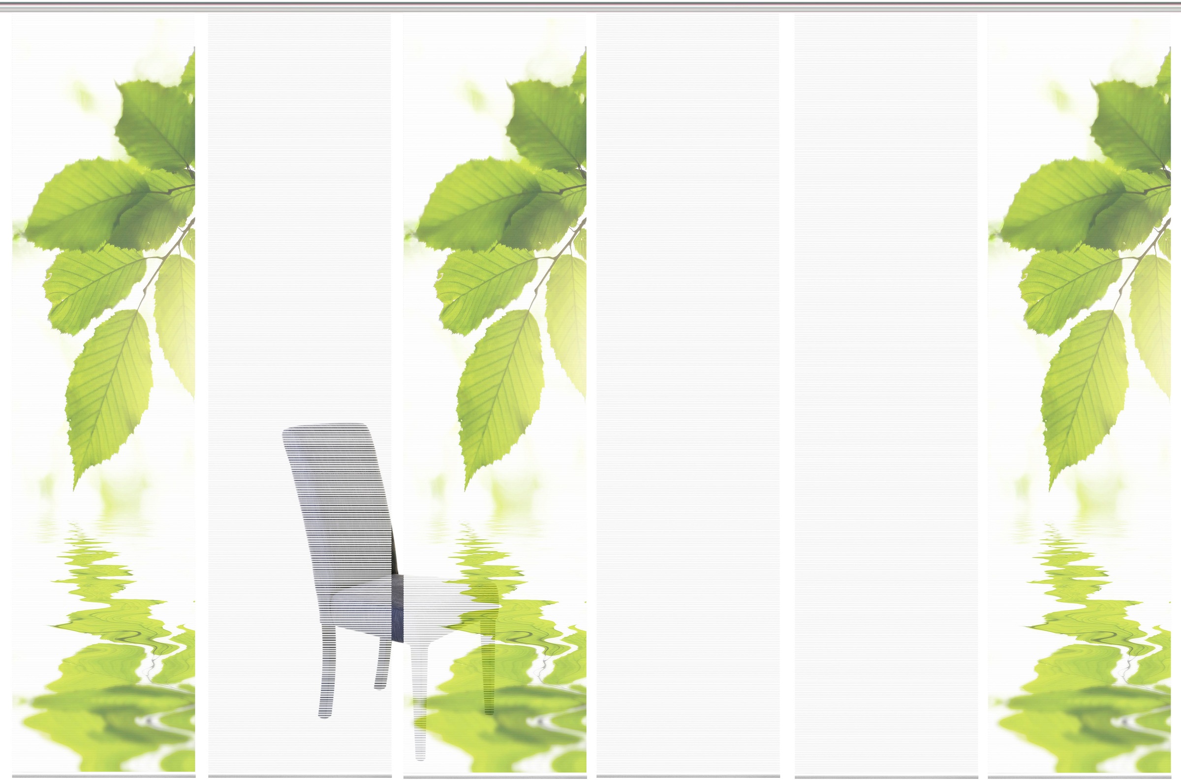 Image of Vision S Schiebegardine »LEFANO 6er SET«, (6 St.), Bambus-Optik, Digital bedruckt bei Ackermann Versand Schweiz