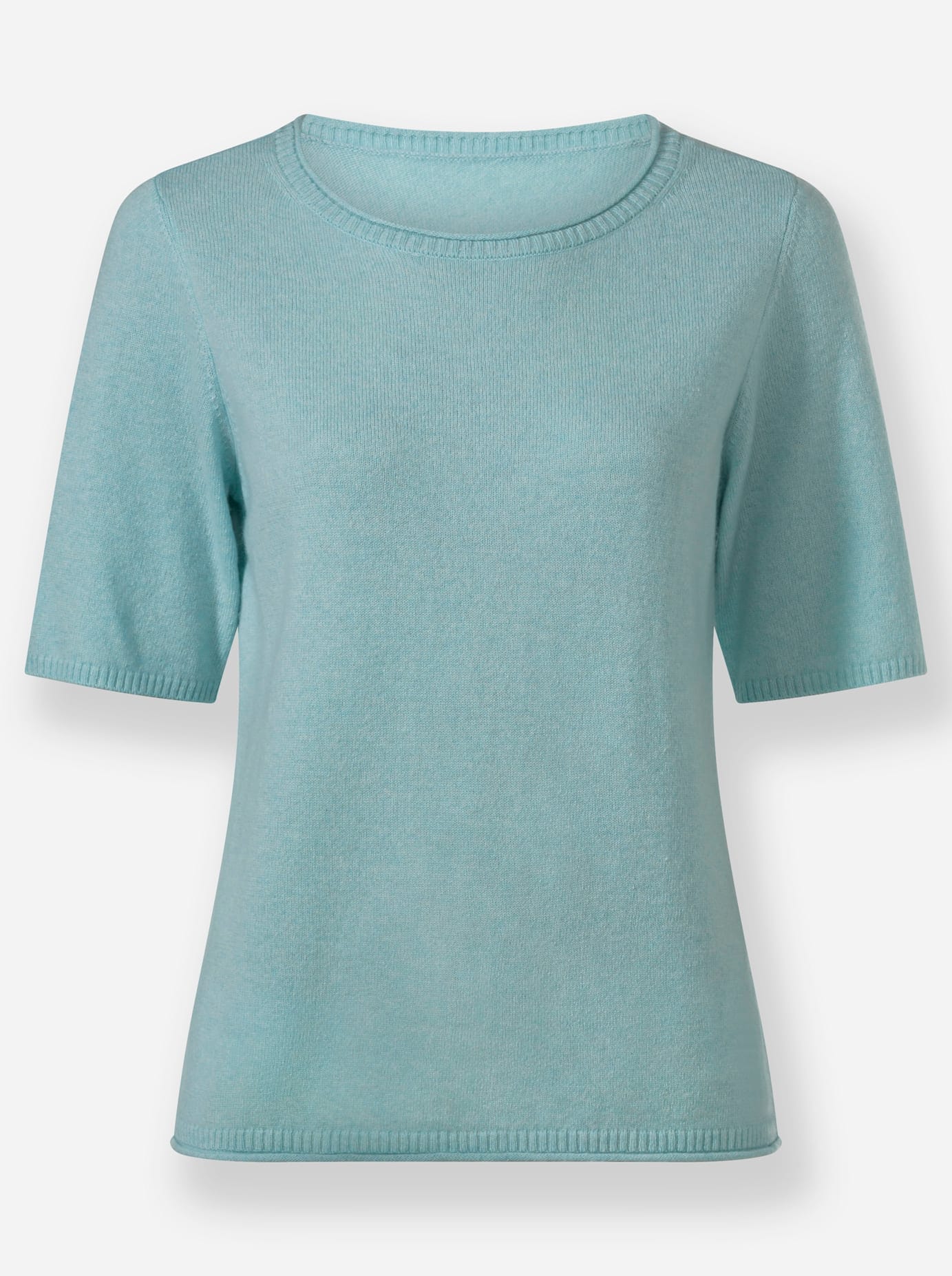 Inspirationen Pull à manches courtes »Feinstrick-Pullover«