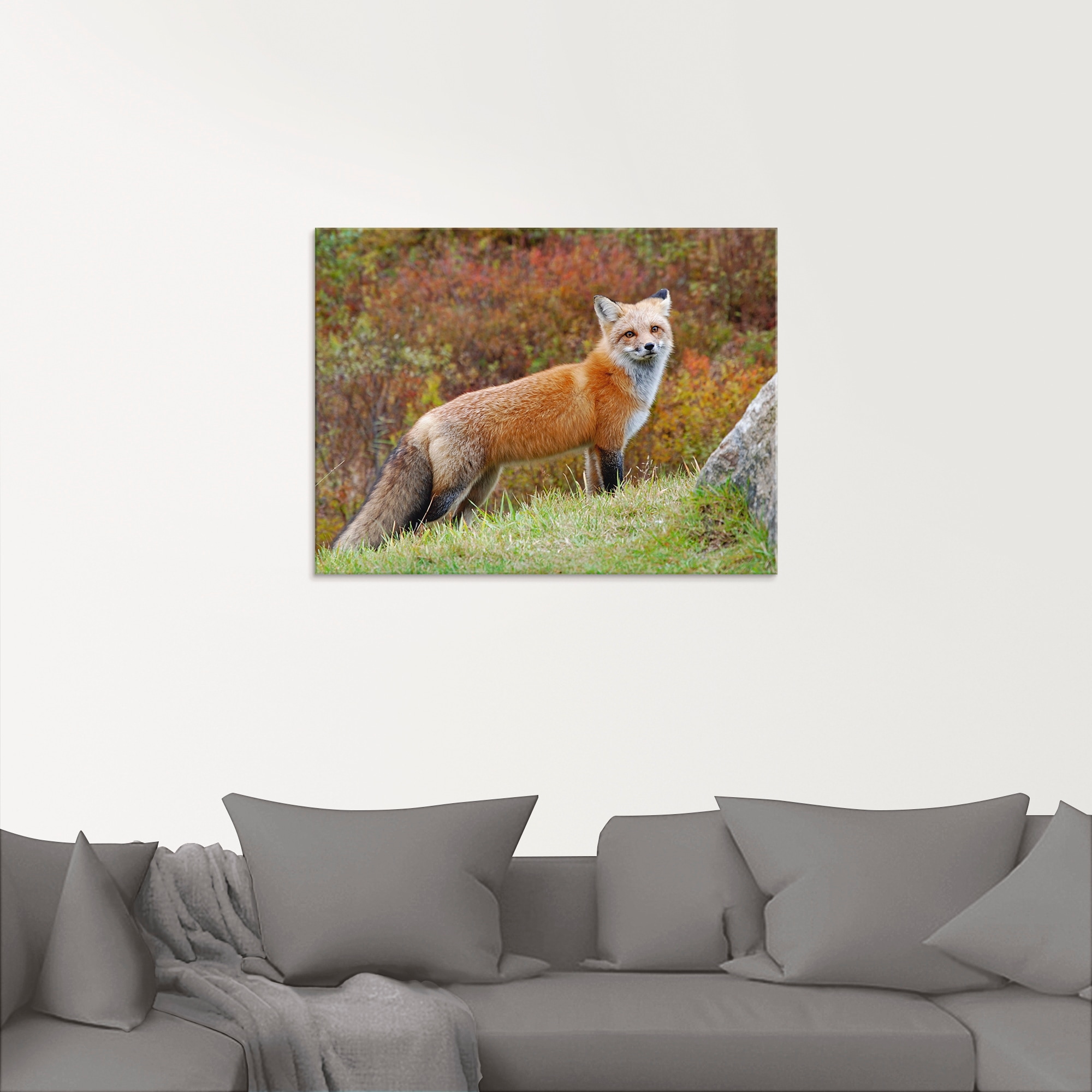 Artland Glasbild »Fuchs I« Wildtiere 1 Stk. tlg. in verschiedenen Grössen