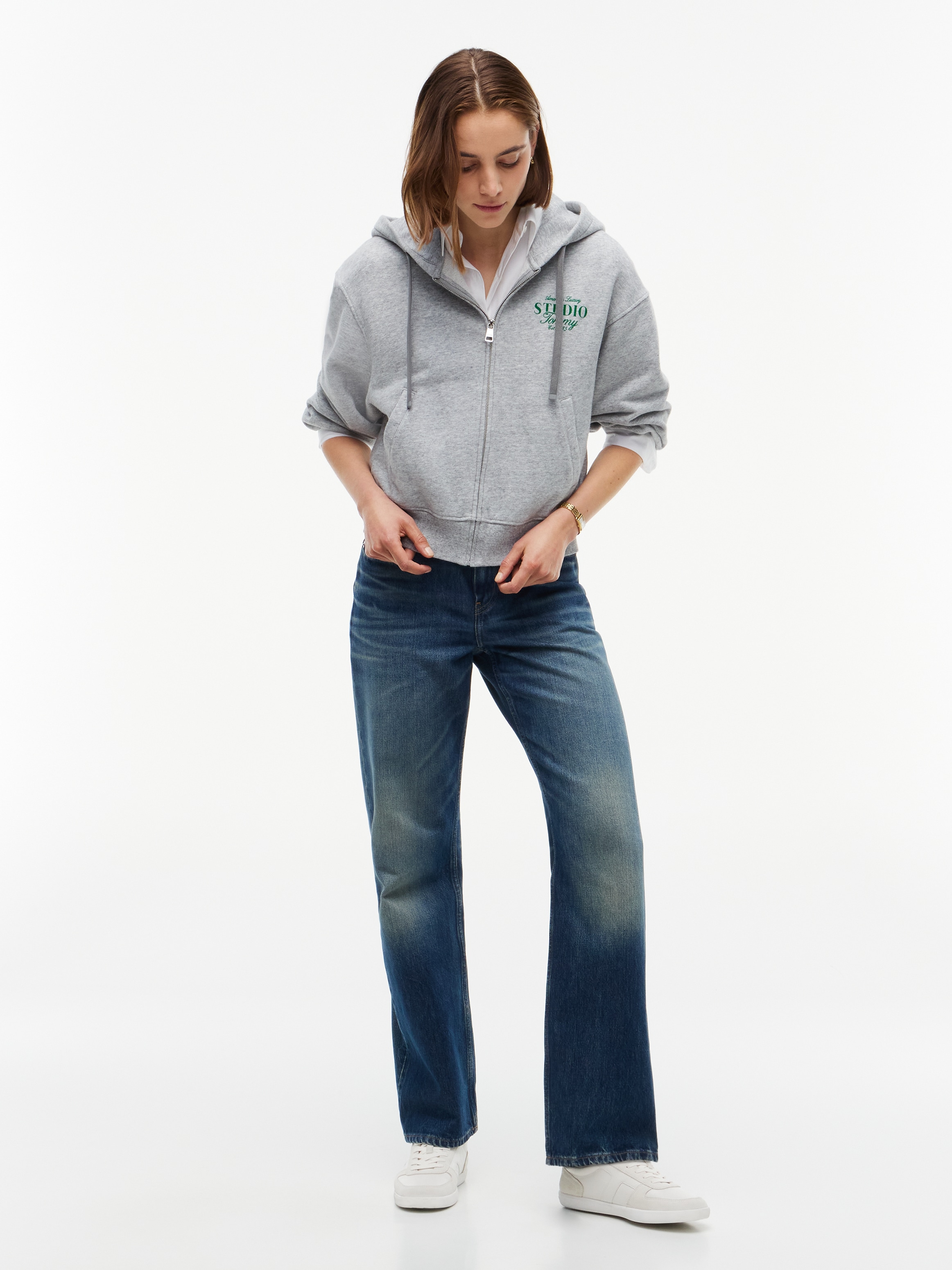 Tommy Hilfiger Veste sweat »STUDIO TOMMY ZIP-UP HOODIE SWT« Coton