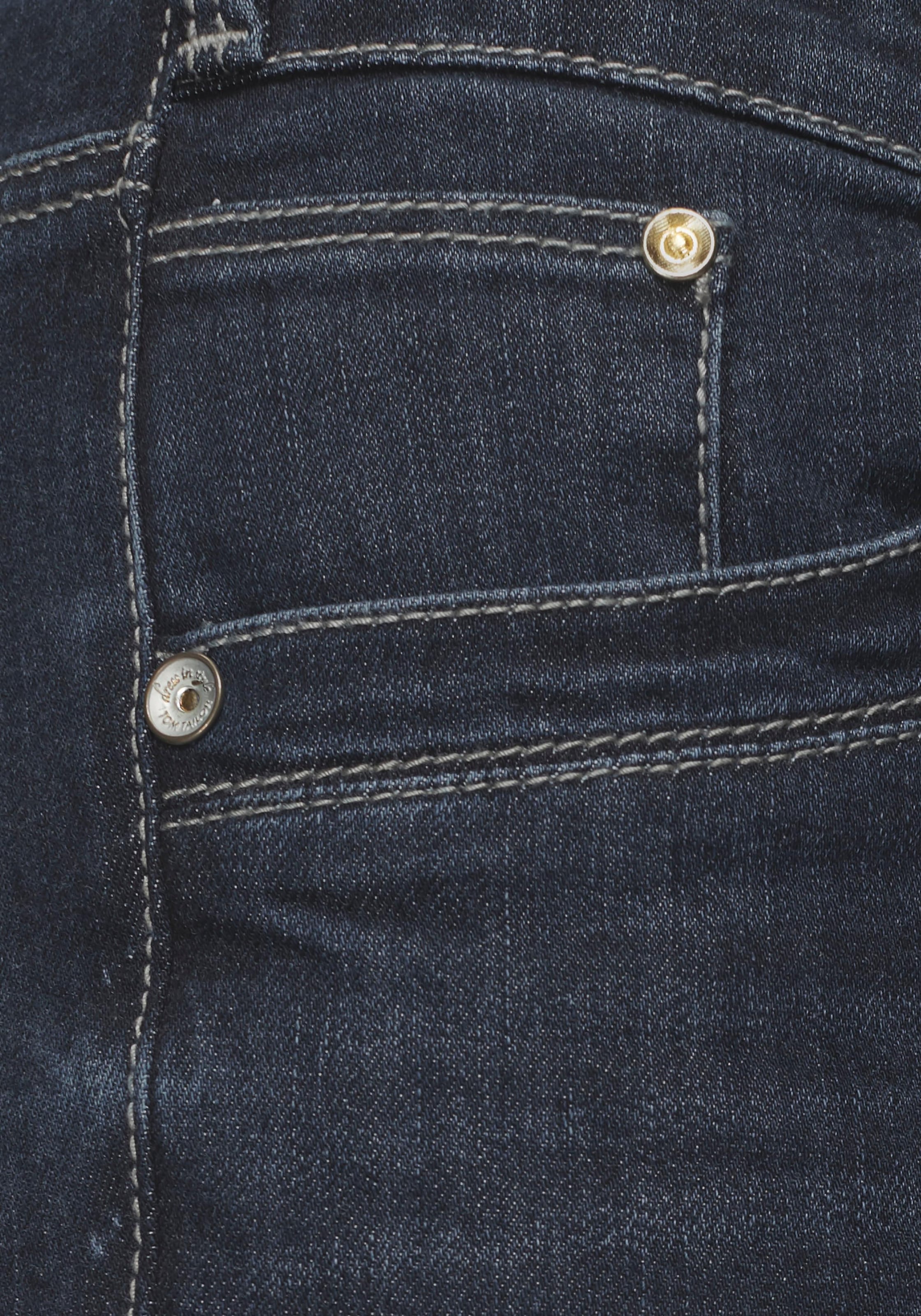 TOM TAILOR Gerade Jeans »Alexa Straight«, mit Kontrastnähten
