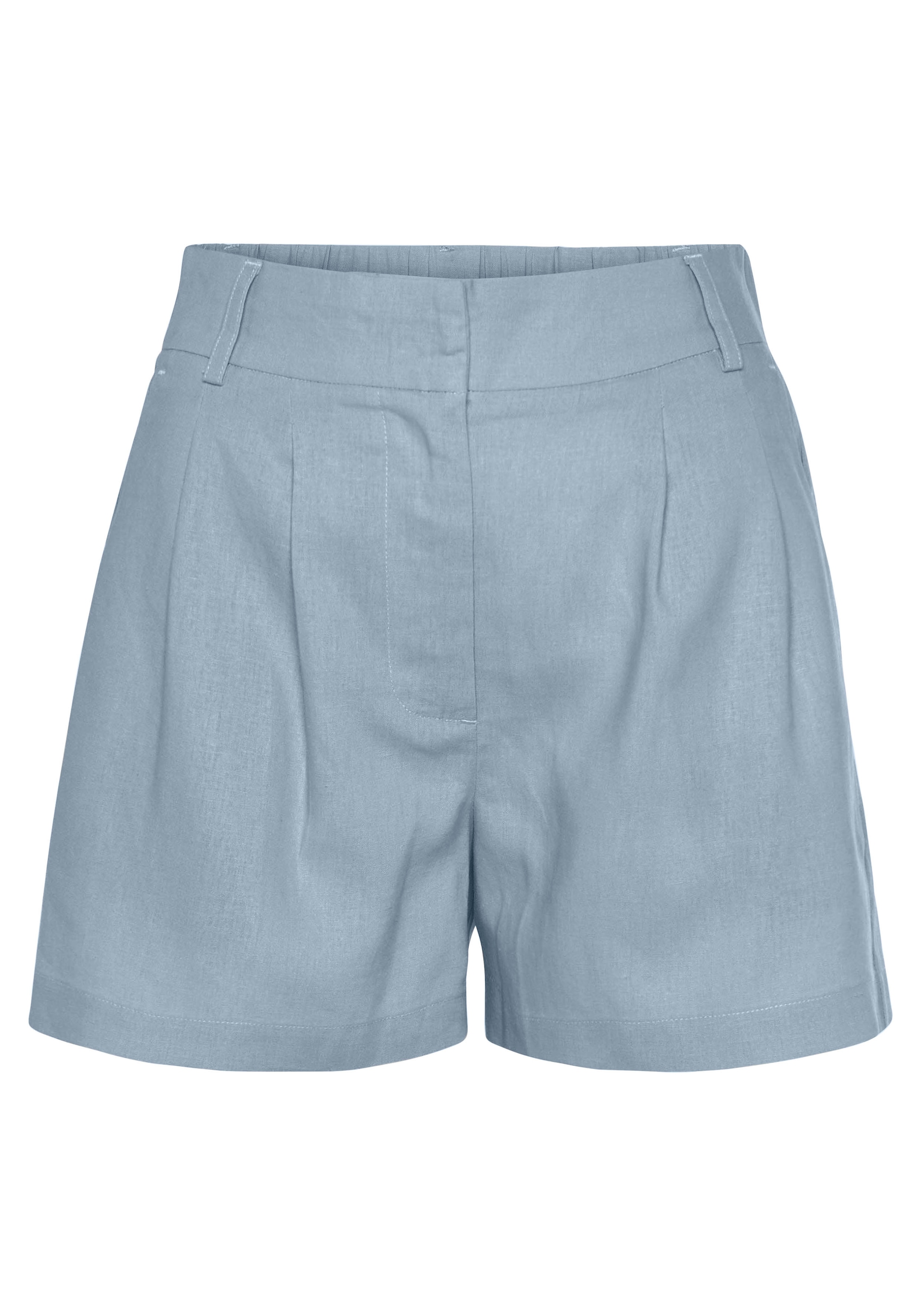 LASCANA Webshorts  aus Leinen-Viskose-Mix