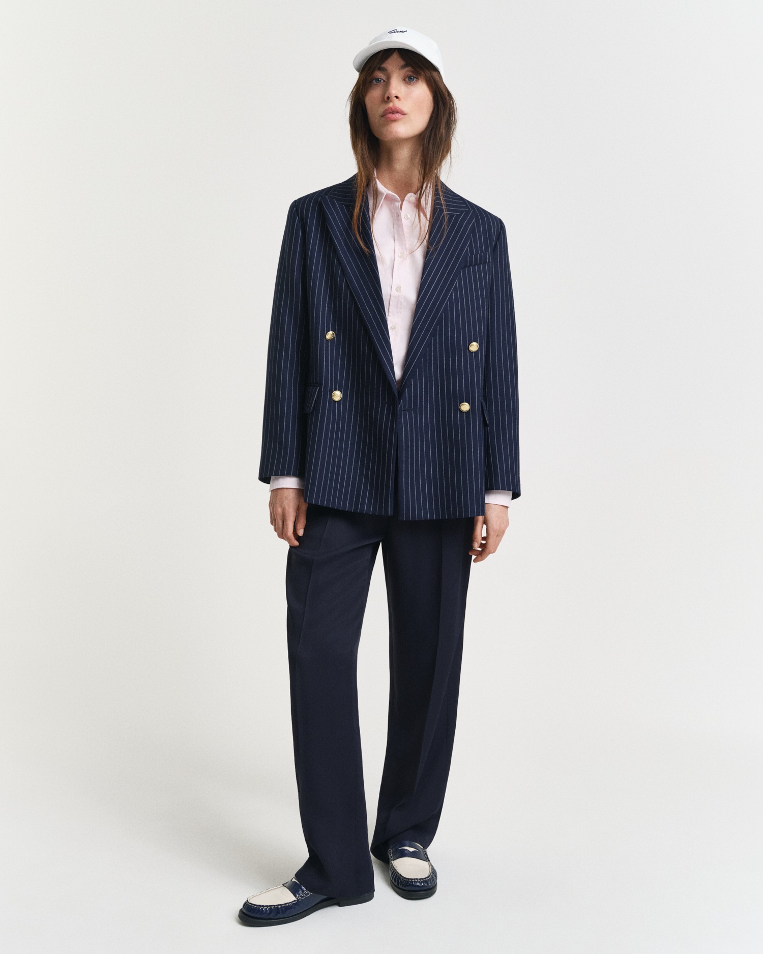 Gant Langarmbluse »New Slim Stretch Oxford Blouse«, für bequemen Sitz u. Bewegungsfreiheit, New Slim Stretch, bügelfrei
