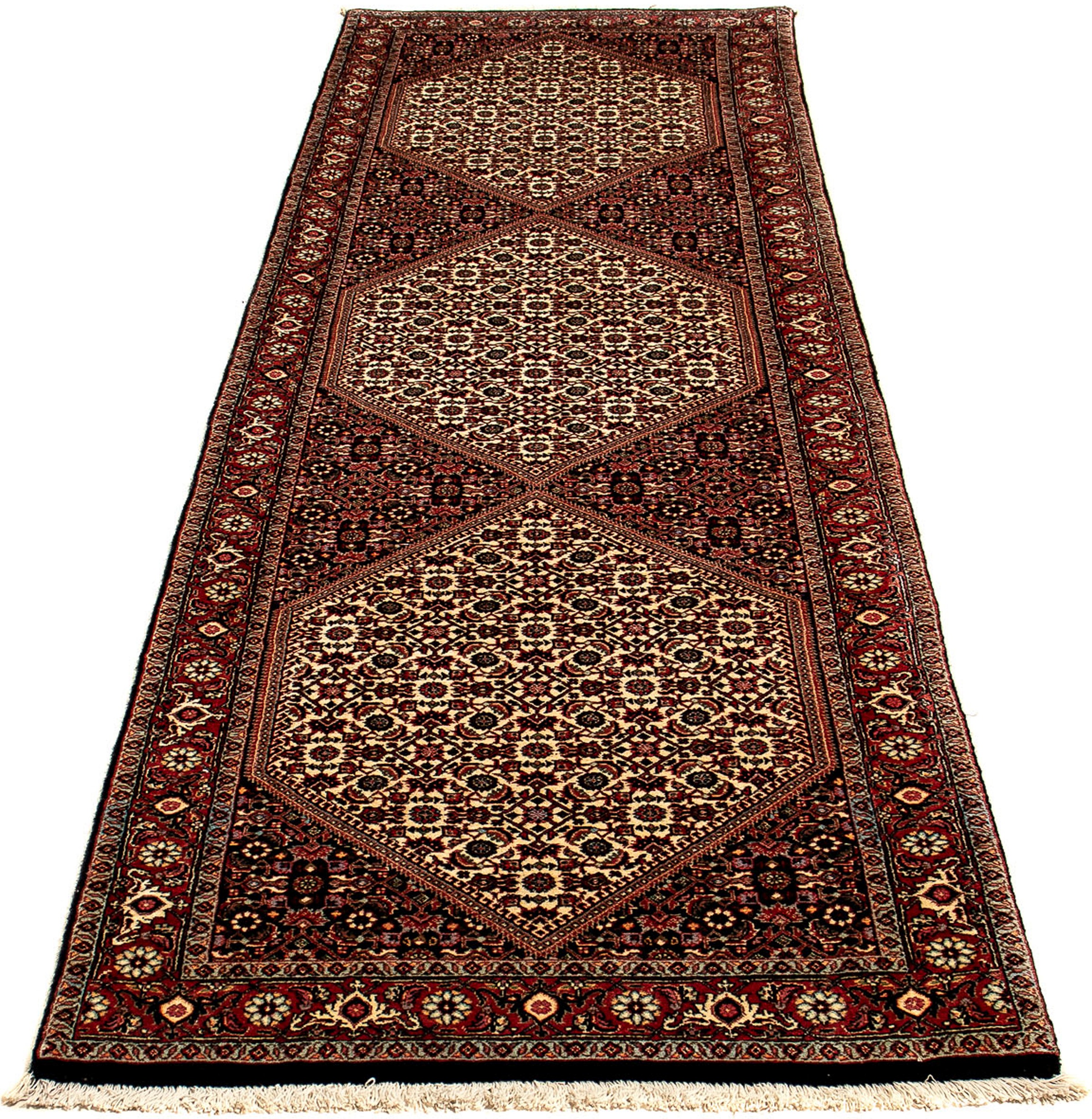 Image of morgenland Orientteppich »Perser - Bidjar - 308 x 83 cm - mehrfarbig«, rechteckig, 15 mm Höhe, Wohnzimmer, Handgeknüpft, Einzelstück mit Zertifikat bei Ackermann Versand Schweiz