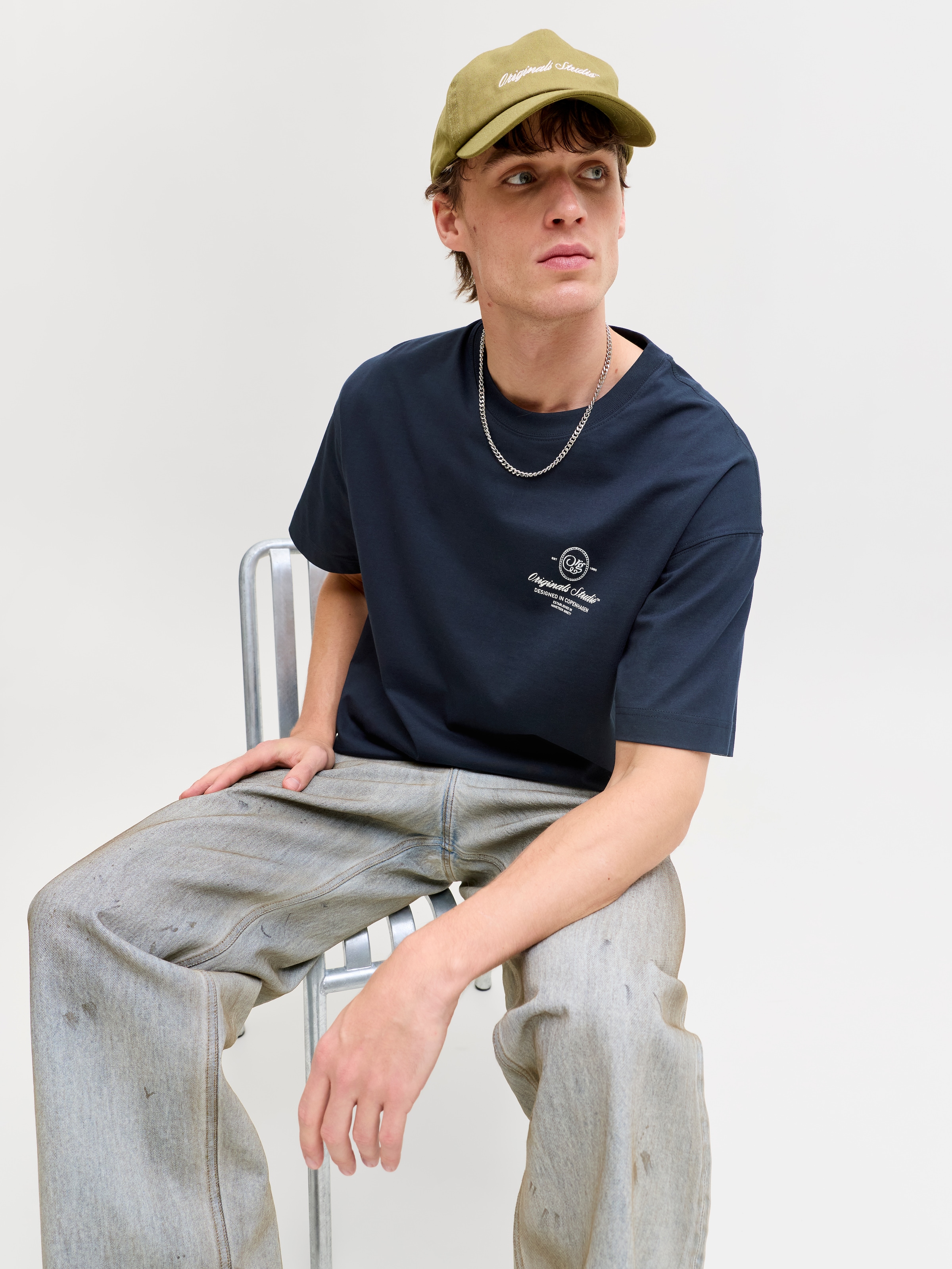 Jack & Jones T-shirt »JORNIAGARA MINIMAL TEE SS CREW NECK«