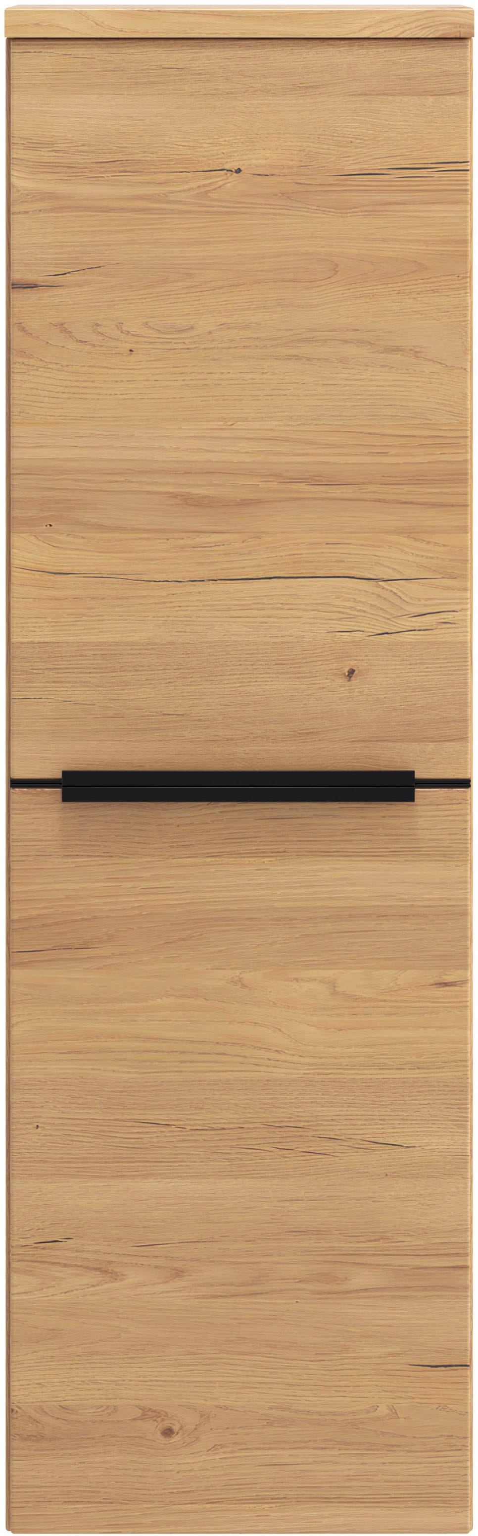 Image of welltime Midischrank "MAILAND, gedämpfte Scharniere, hochwertiges MDF" Masse (B/H/T): ca. 40/130/35 cm, Wildeiche, gedämpfte Scharniere