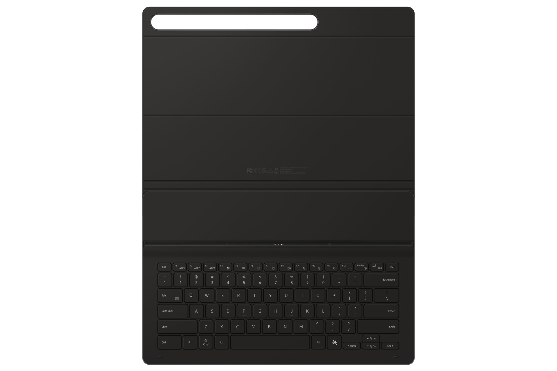 Samsung Tablet-Hülle »Book Cover Keyboard Slim für Galaxy Tab S10 Ultra | S9 Ultra«, Tastatur Cover, Schutzhülle, Tablethülle, Case, Schutzcase, stossfest