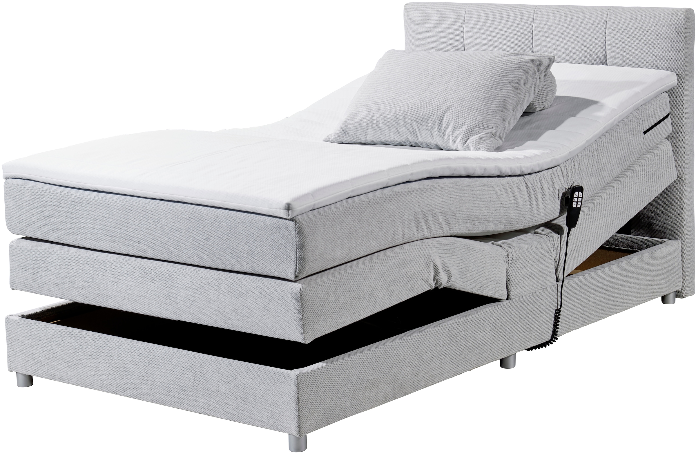 ED EXCITING DESIGN Lit boxspring »Toulouse B« inkl. Motor