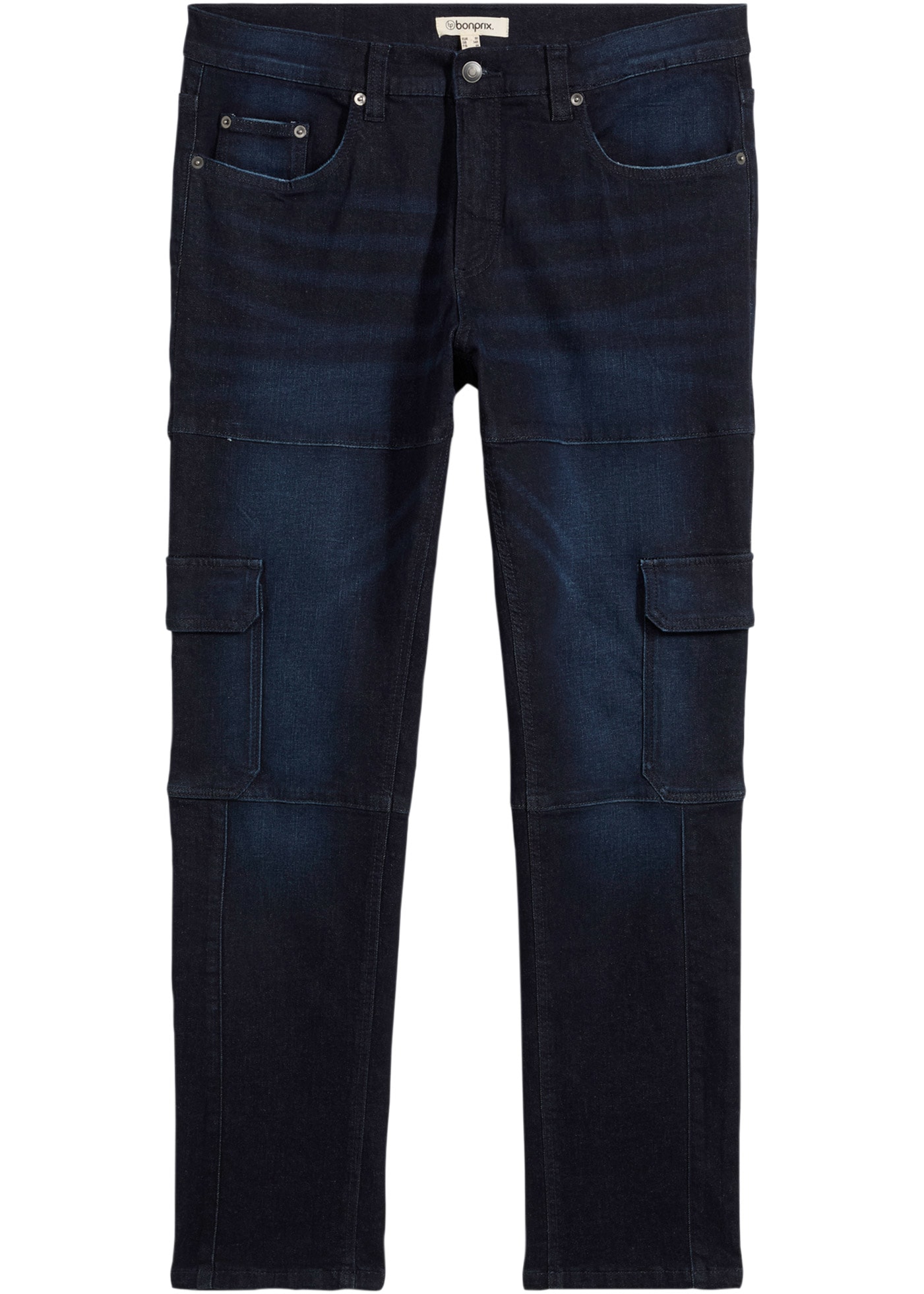 bonprix Jeans cargo »Slim Fit Cargo-Stretch-Jeans, Straight« Slim Fit Cargo-Stretch-Jeans, Straight