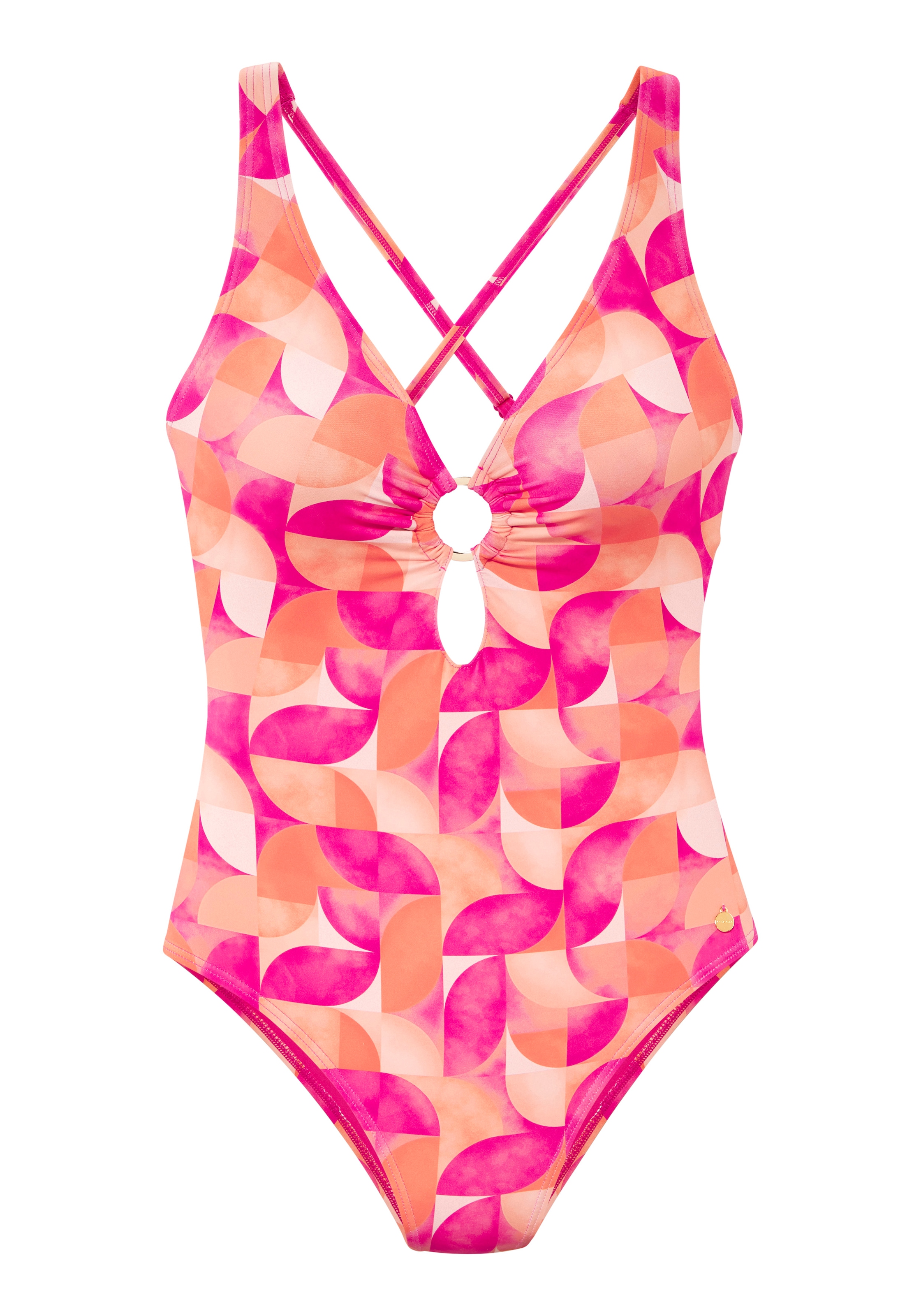 LASCANA Maillot de bain mit modernem Allover-Print