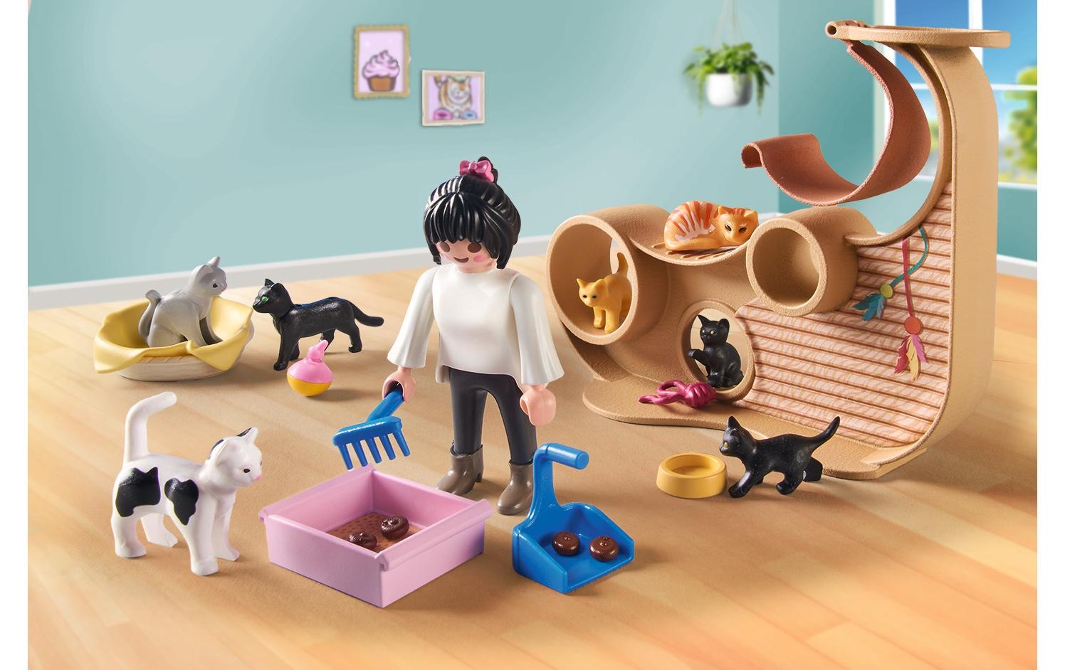 Playmobil® Spielbausteine »My Life Katzencafè 71744«