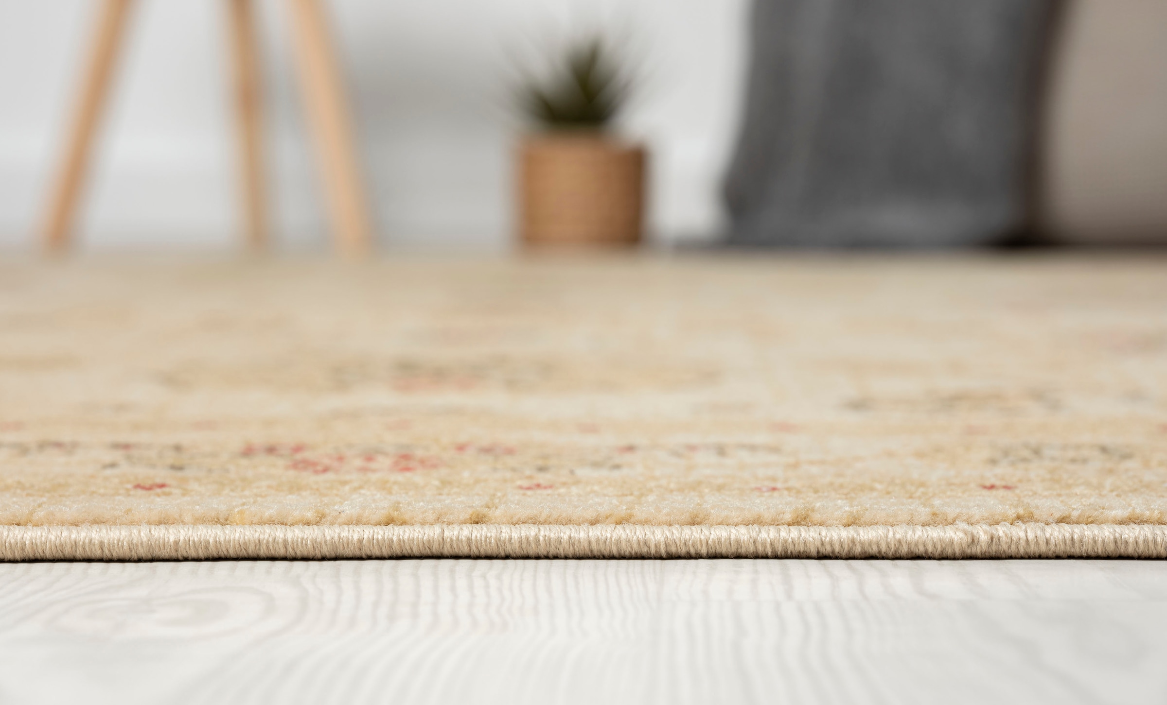 Myflair Möbel & Accessoires Teppich »Maryam 4« rechteckig 7,5 mm Höhe Kurzflor, Orient Optik, edler Glanz, mit Fransen, besonders weich