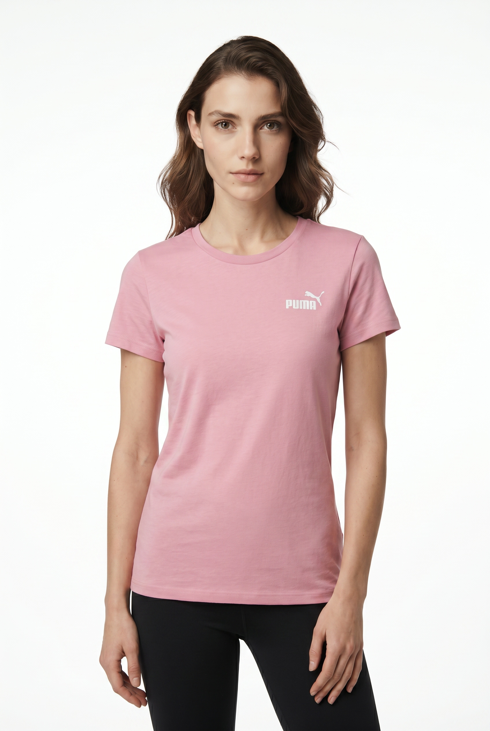 Image of PUMA T-Shirt "ESS SMALL NO. 1 LOGO TEE (S)" Kurzarm, aus Baumwolle, mit Rundhalsausschnitt