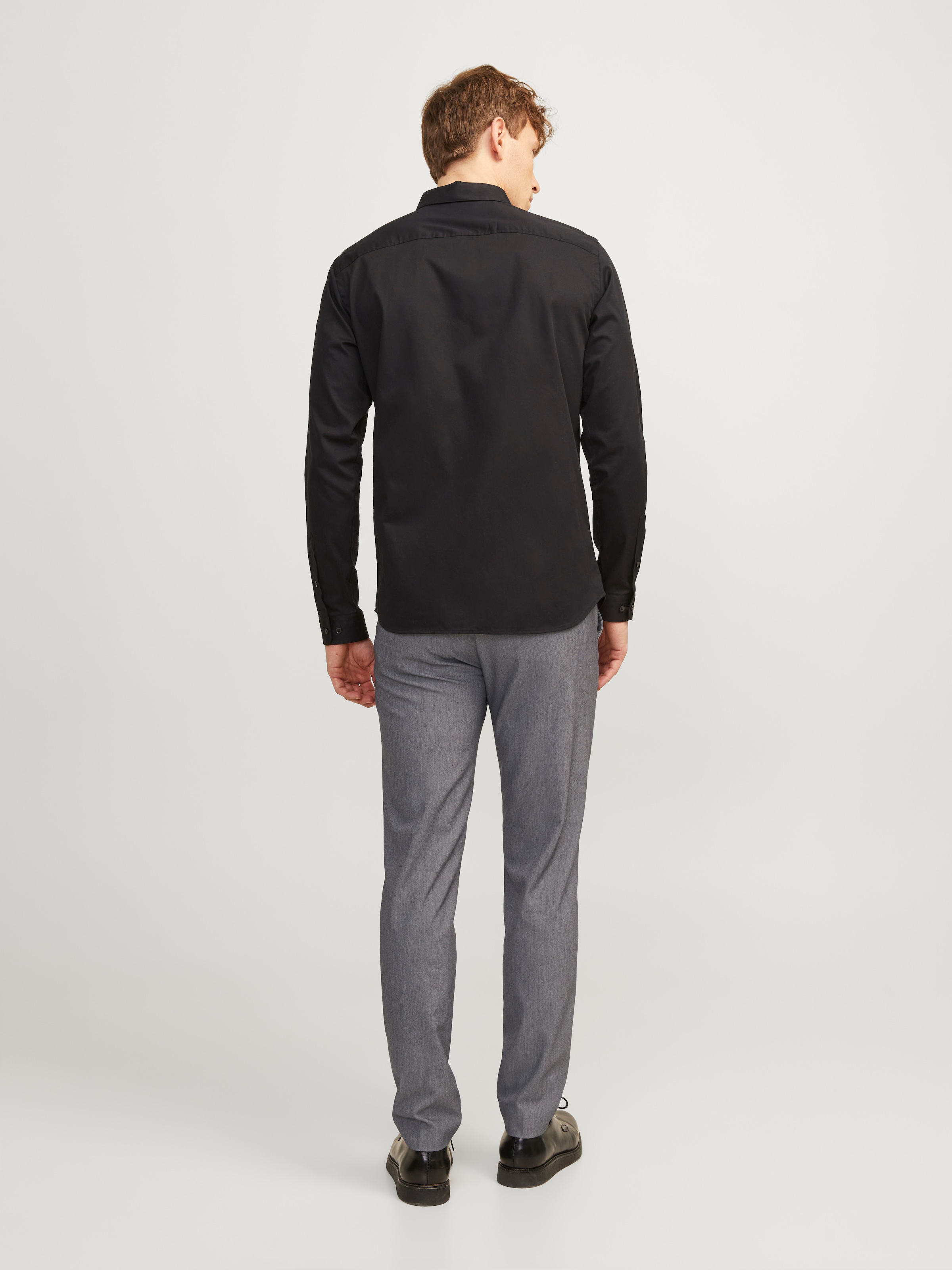 Jack & Jones Pantalon de costume »JPRFRANCO  Hose mit schmalem Bein und cleanem Look«  meliert, modisch, slim fit, Kunstfaser