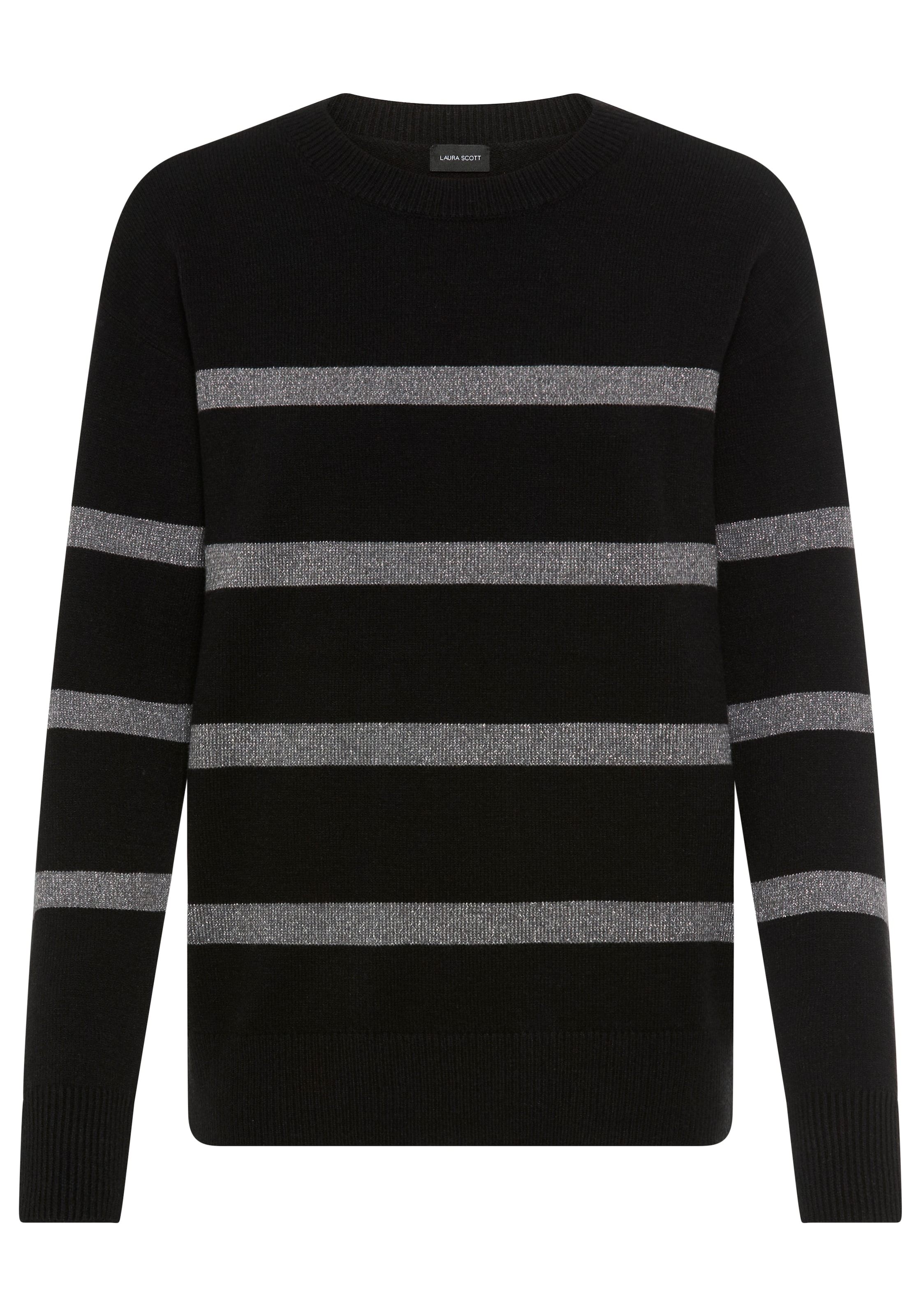 Laura Scott Strickpullover X-MAS Edition mit Glitzernden Streifen - NEUE KOLLEKTION