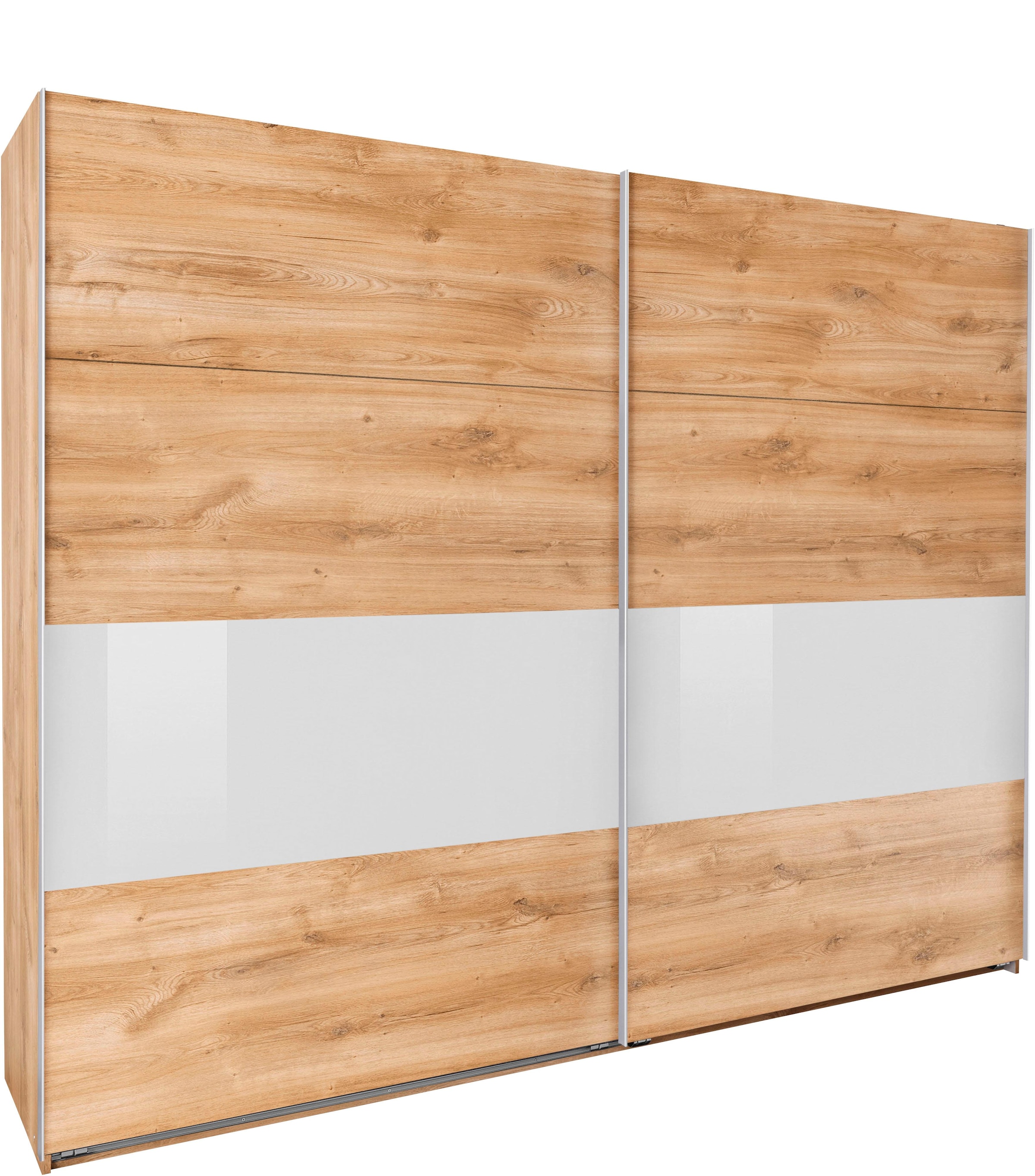 Image of Wimex Schwebetürenschrank "Bramfeld Kleiderschrank" mit Glaselementen und zusätzlichen Einlegeböden
