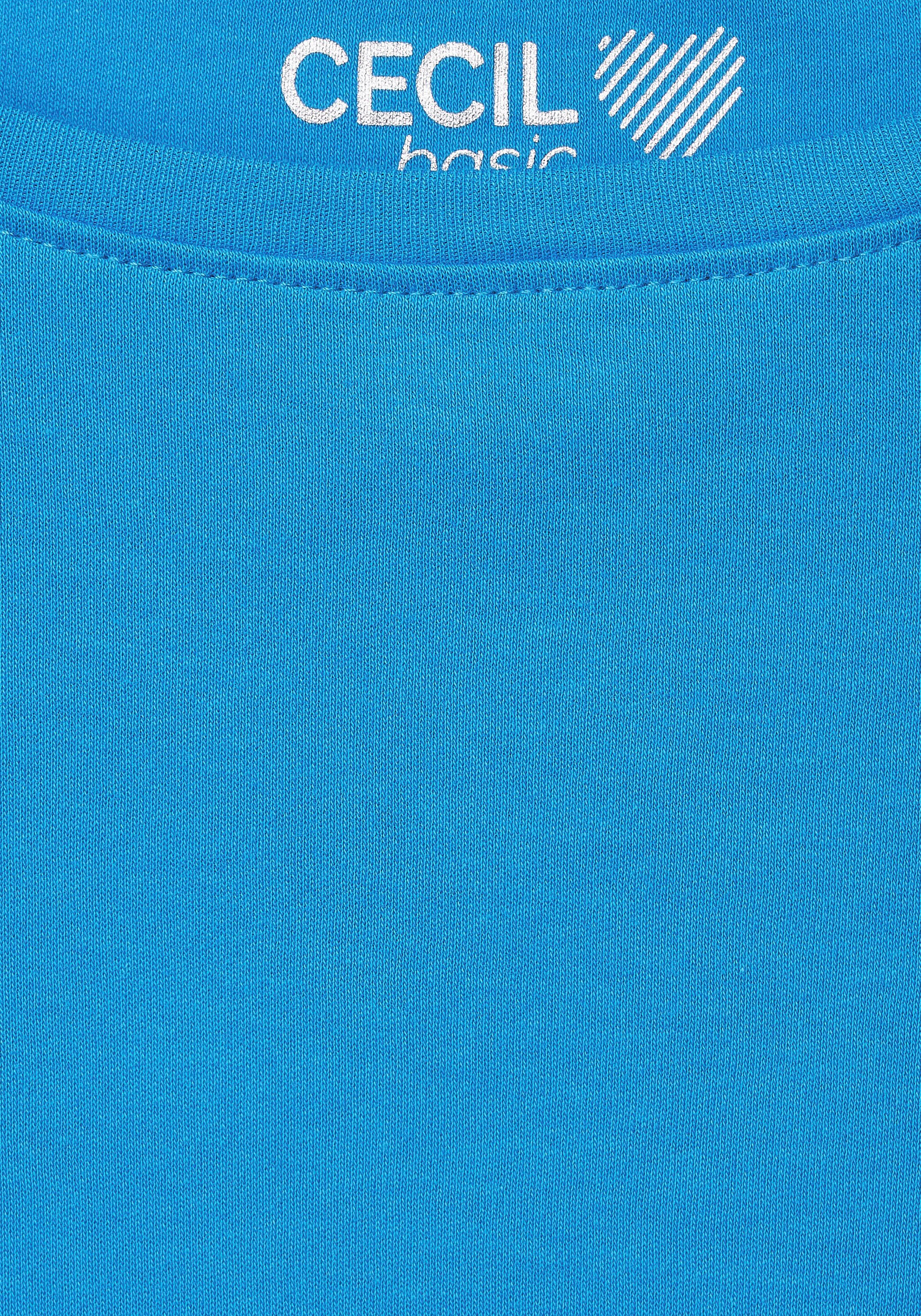 versandkostenfrei in 3/4-Arm-Shirt Unifarbe«, Cecil in Shirt Unifarbe »Basic ♕ kaufen
