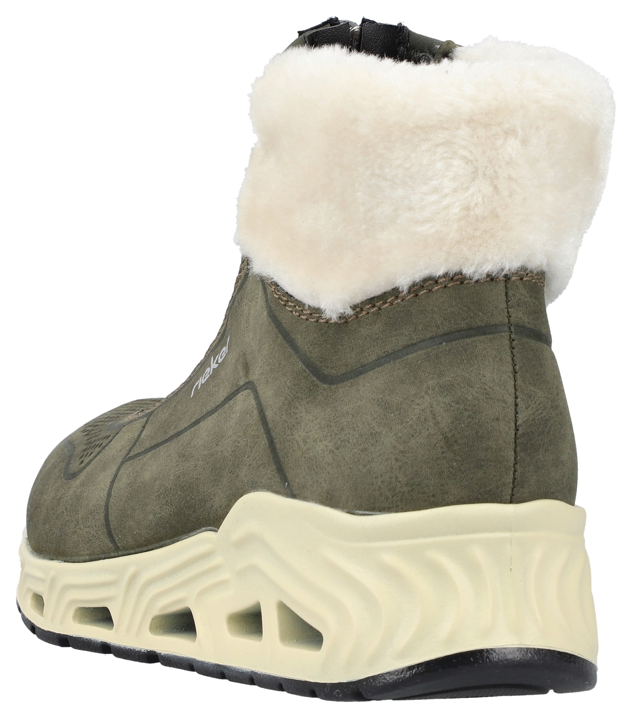 Rieker Sneaker, Freizeitschuh, Schlupfboots mit Vorder-Reissverschluss