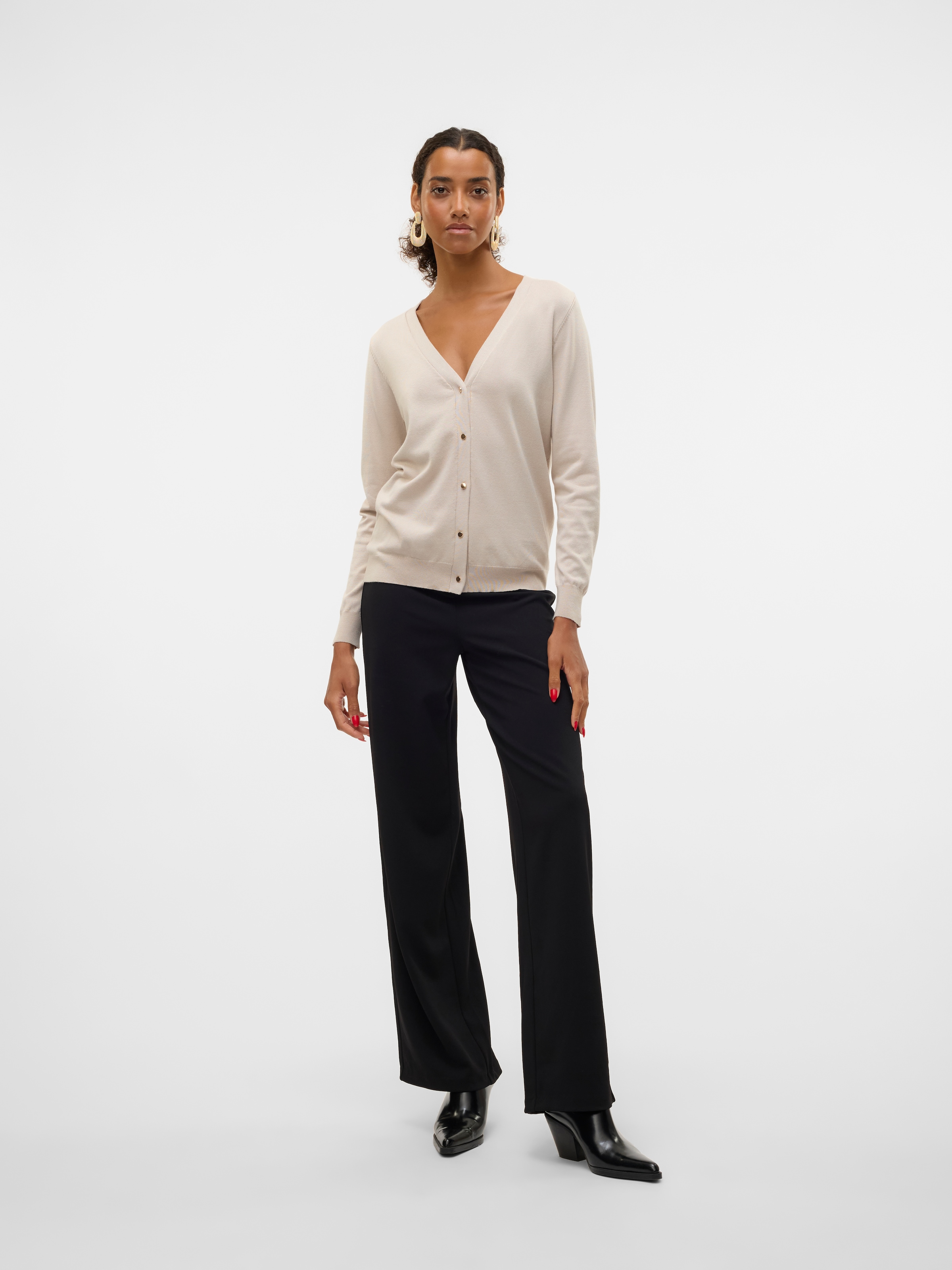 Vero Moda Schlupfhose »VMBERLIN ZAMIRA MW WIDE PANT NOOS«  mit Stretch