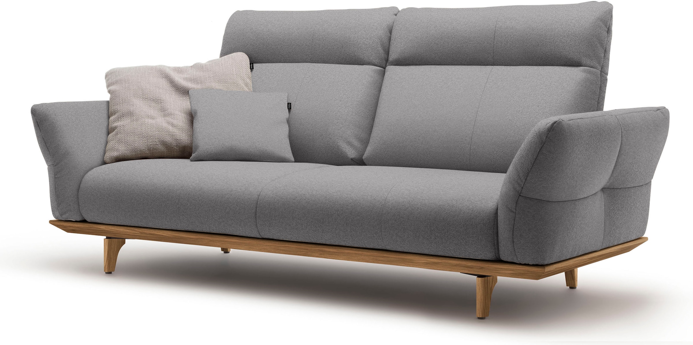 Creation BY ROLF BENZ 3-places »CR.460 Designsofa mit erstklassigem Sitzkomfort« Socle en noyer, pieds en noyer, largeur 208 cm