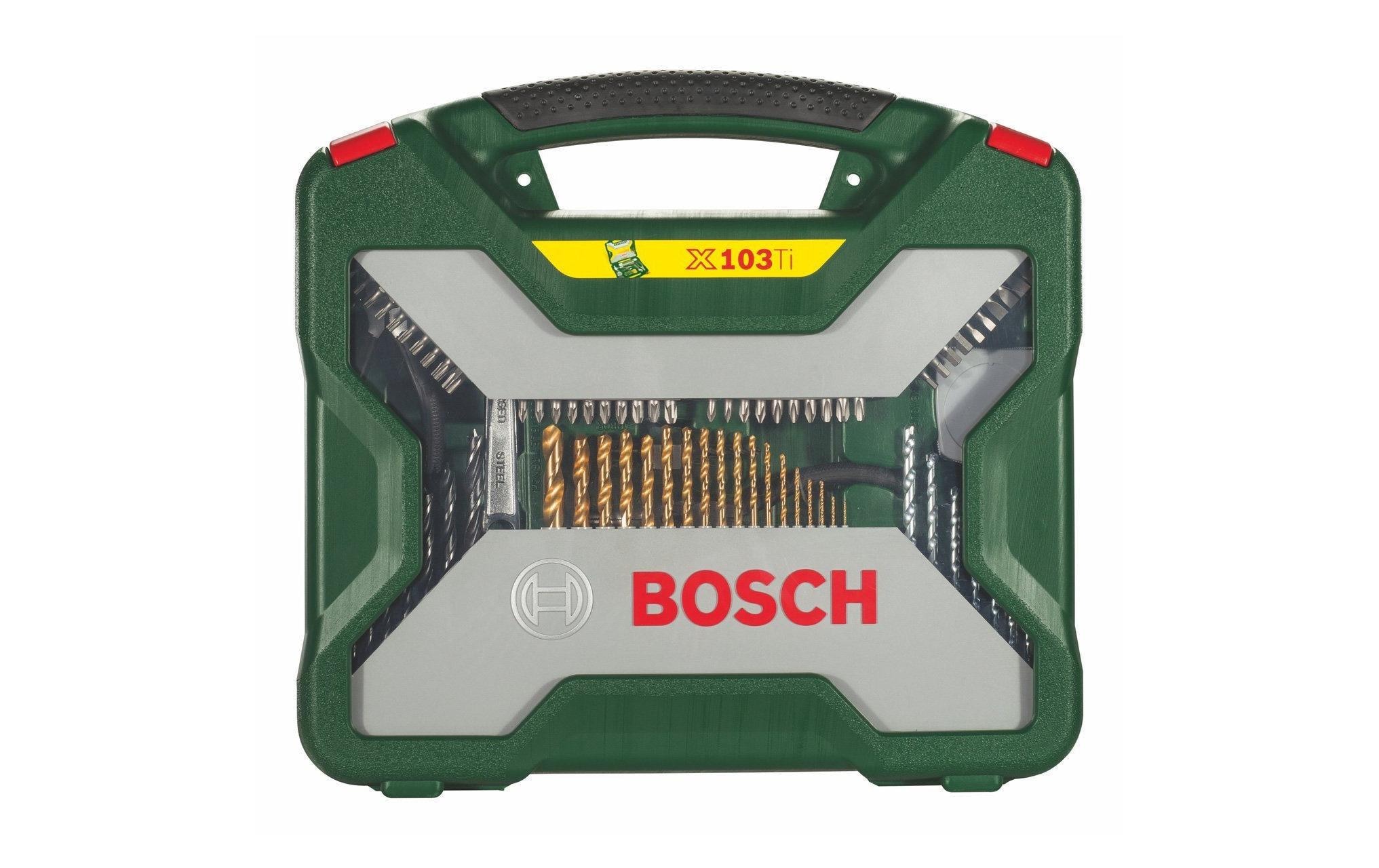 Bohrer- und Bit-Set »X-Line Titanium«, (103 tlg.)