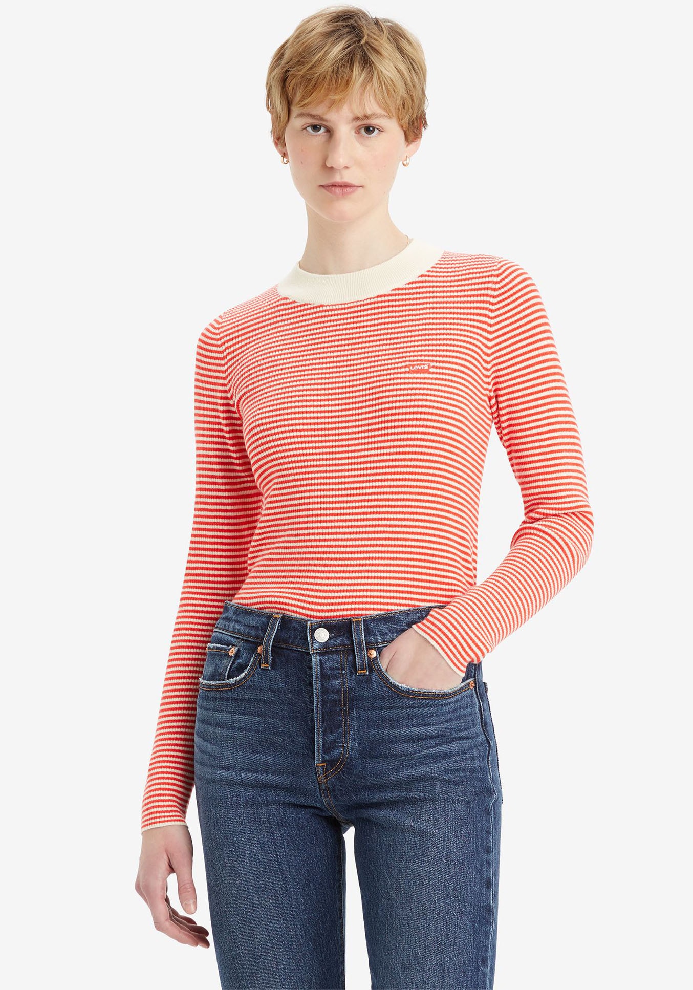 Image of Levis Strickpullover "RIB SWEATER" mit Batwing Logo