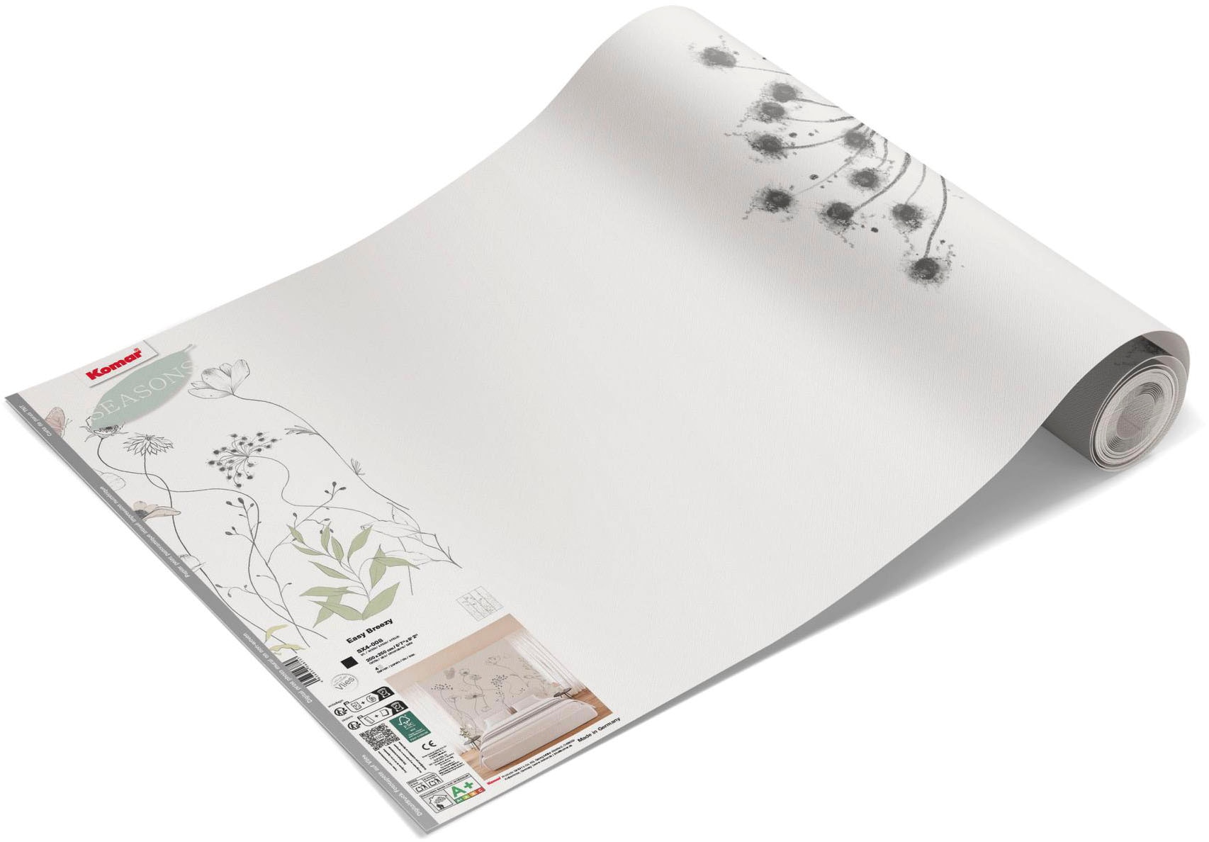 Komar Fototapete »Vlies Fototapete - Easy Breezy - Grösse 200 x 250 cm« Motiv | bedruckt glatt