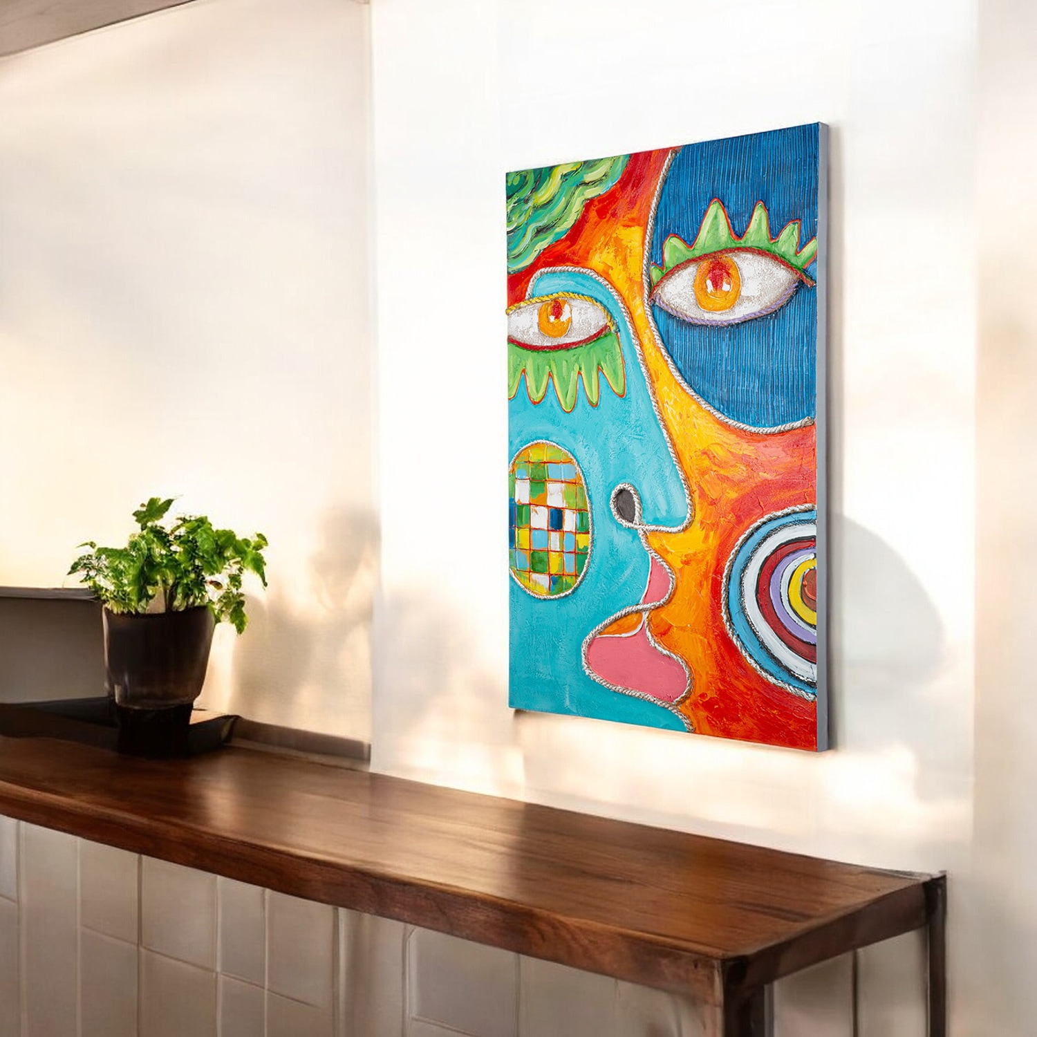 Casablanca by Gilde Leinwandbild »Visage rechteckig« 1 Stk. tlg.