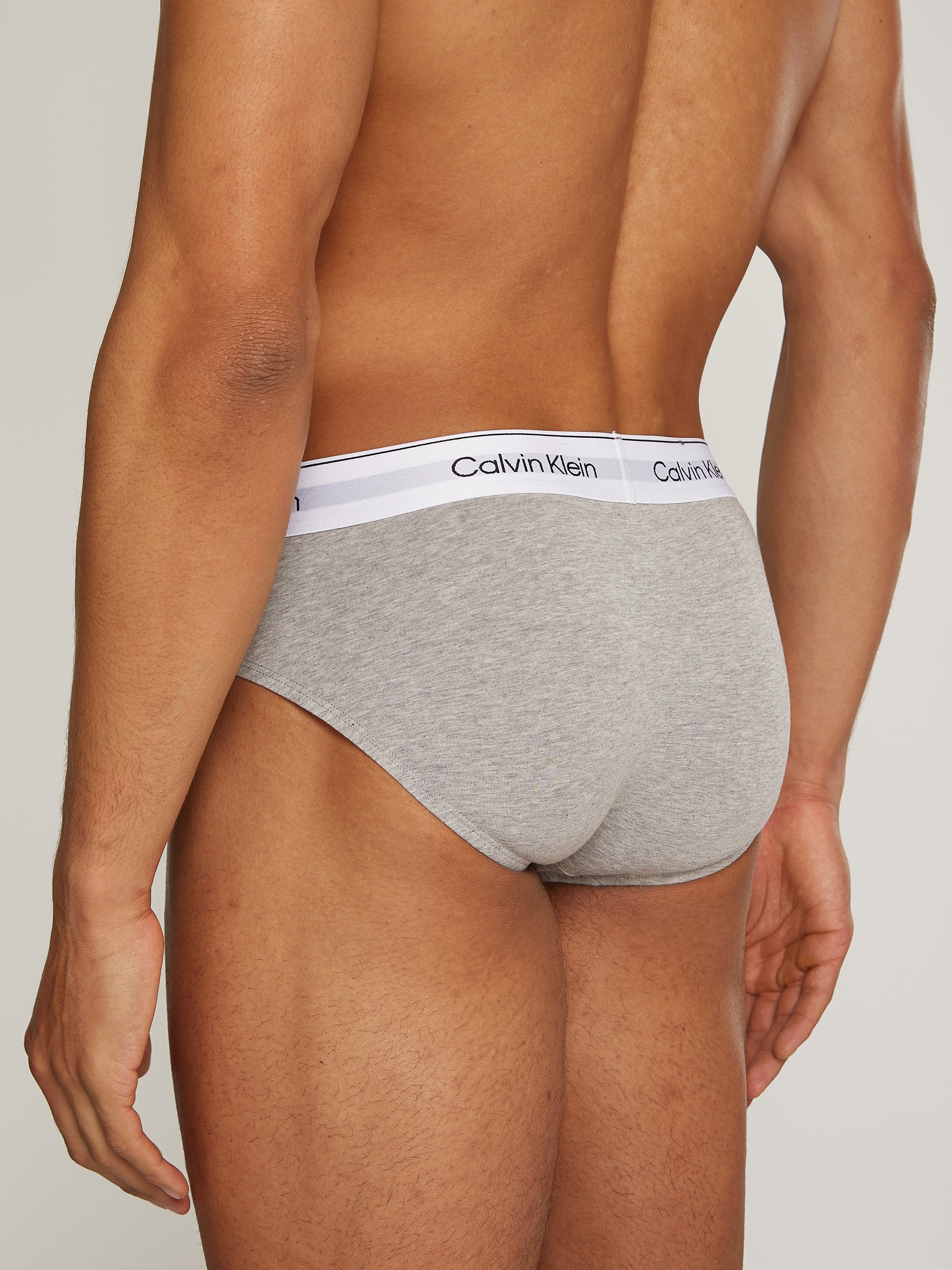 Calvin Klein Underwear Hipster »HIP BRIEF 3PK« Packung, 3 Stk. mit Logo-Elastikbund (3 Stück)