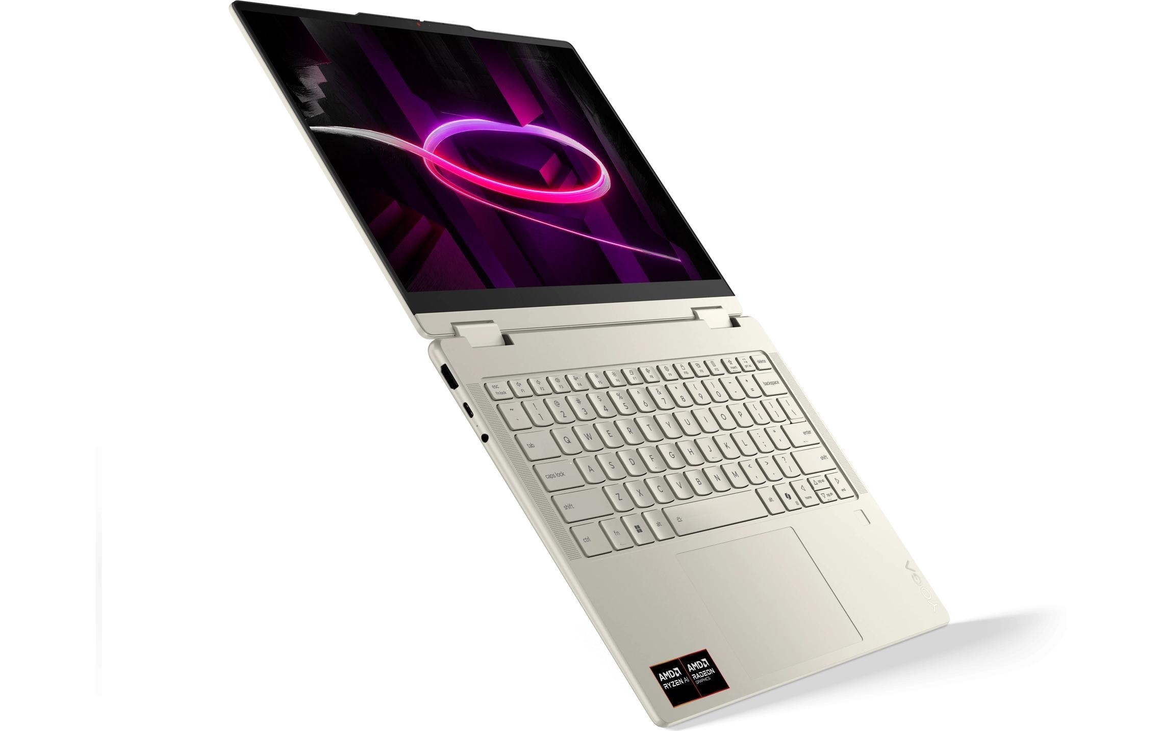 Lenovo Ordinateur portable »Yoga 7 2-in-1 14AGP11 Copilot+ PC (AMD)« / 14 ″ AMD Ryzen™ AI 7 NPU intégrée (Neural Processing Unit)