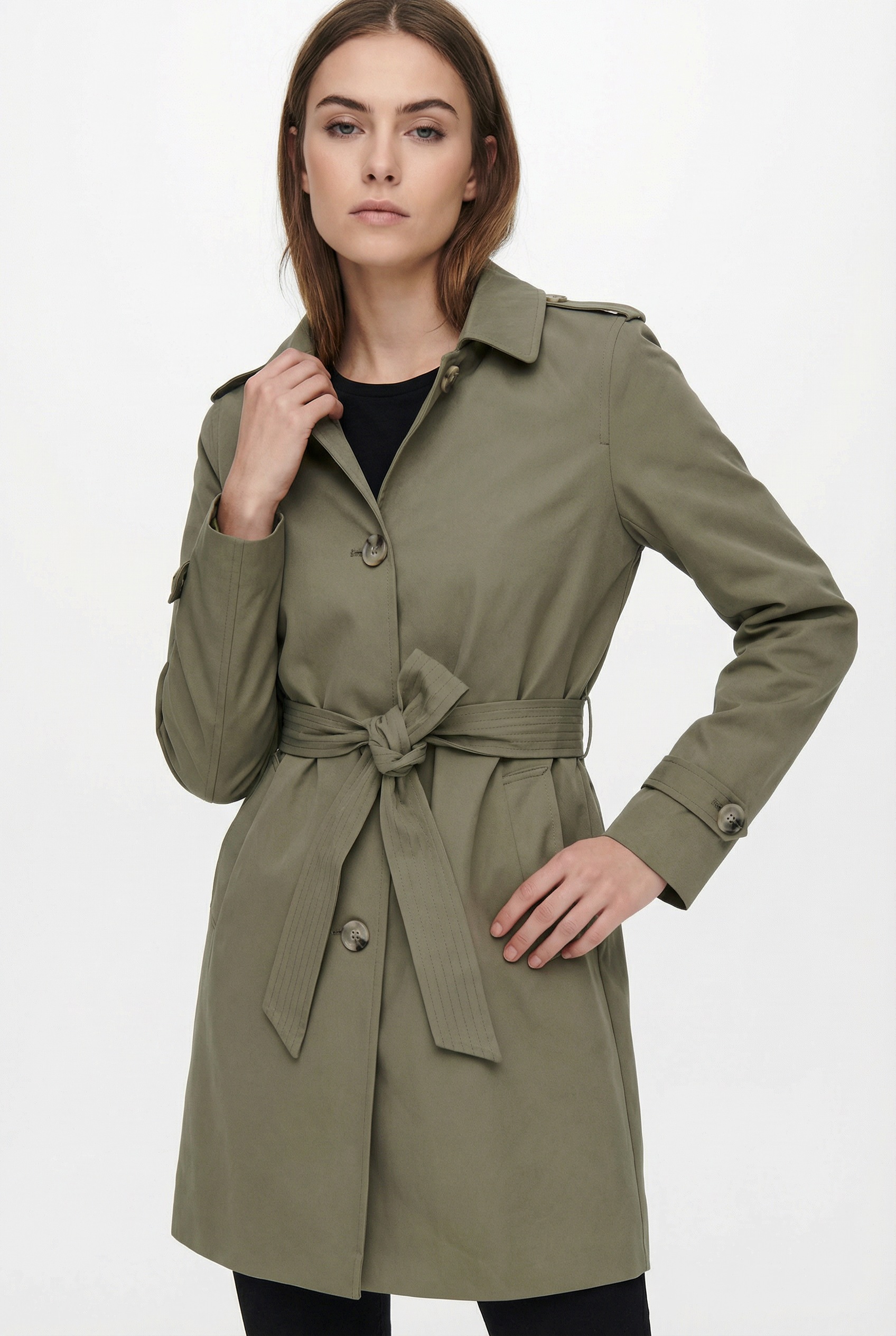 Image of ONLY Trenchcoat "ONLDISA LIFE SB TRENCHCOAT CC OTW" klassischer Schnitt