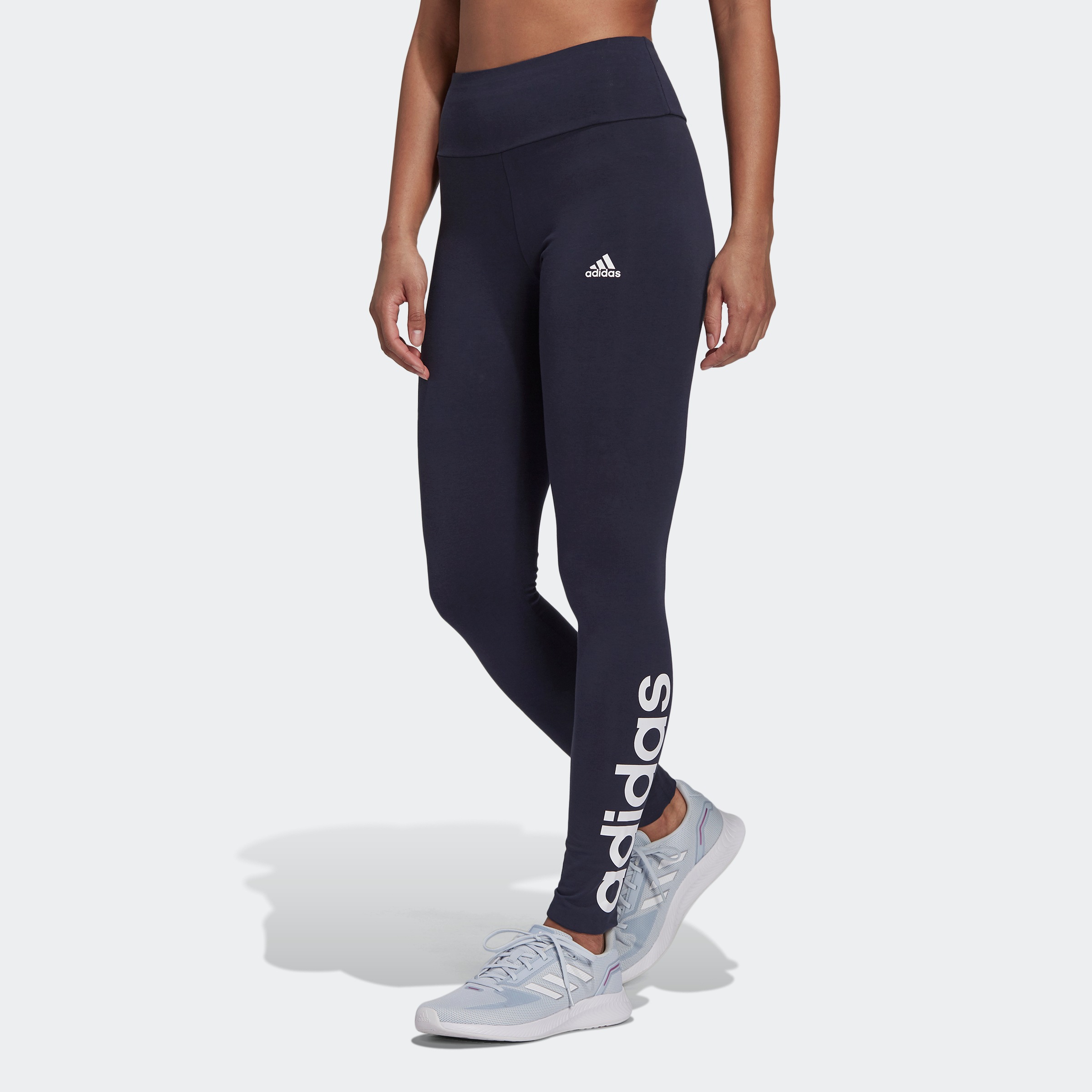 Image of adidas Performance Leggings »LOUNGEWEAR ESSENTIALS HIGH-WAISTED LOGO« bei Ackermann Versand Schweiz