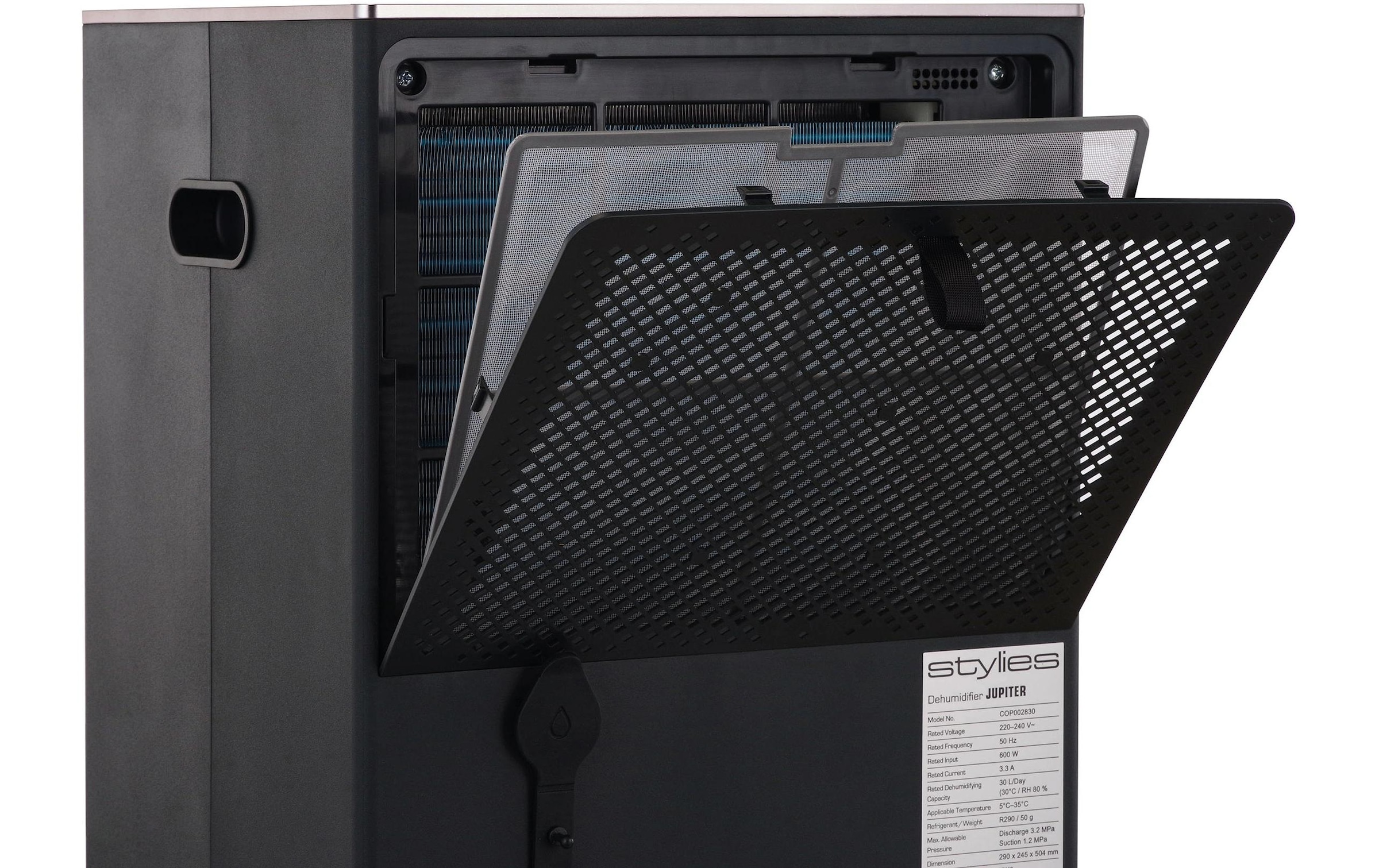   Luftentfeuchter »Stylies by Koenig Jupiter 135 m²« für 135 m³ Räume Entfeuchtung 30 l/Tag Tank 3,8 l