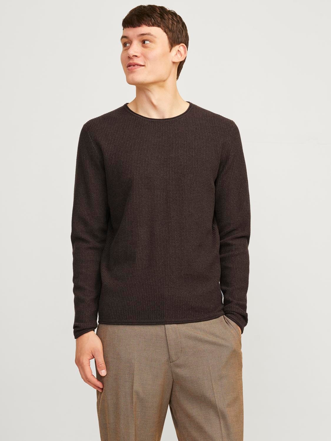 Rundhalspullover »JJECOOPER KNIT CREW NECK NOOS«