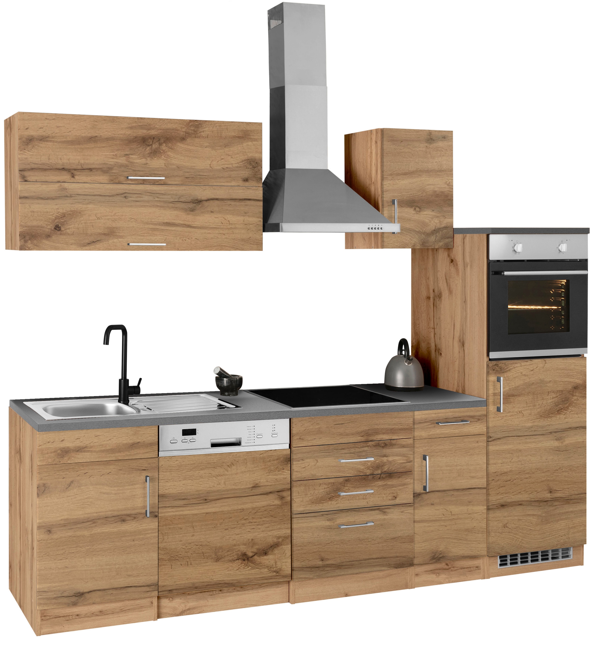 KOCHSTATION Kitchenette »KS-Colmar« sans appareils électriques, largeur 270 cm