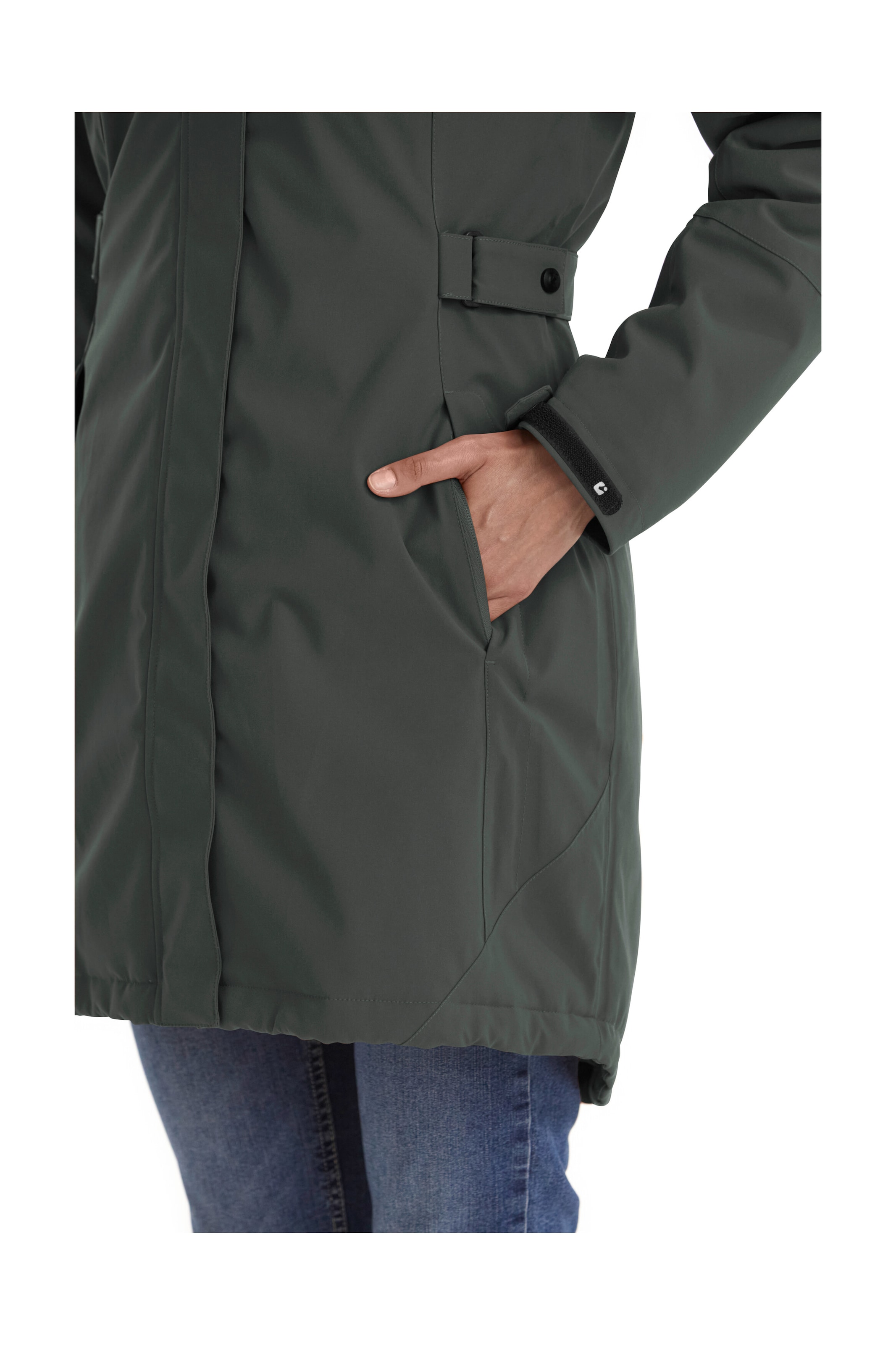 Killtec Parka »KOW 165 WMN PRK« Wasser- und winddichter Parka mit Teddyfleece und abnehmbarer Kapuze