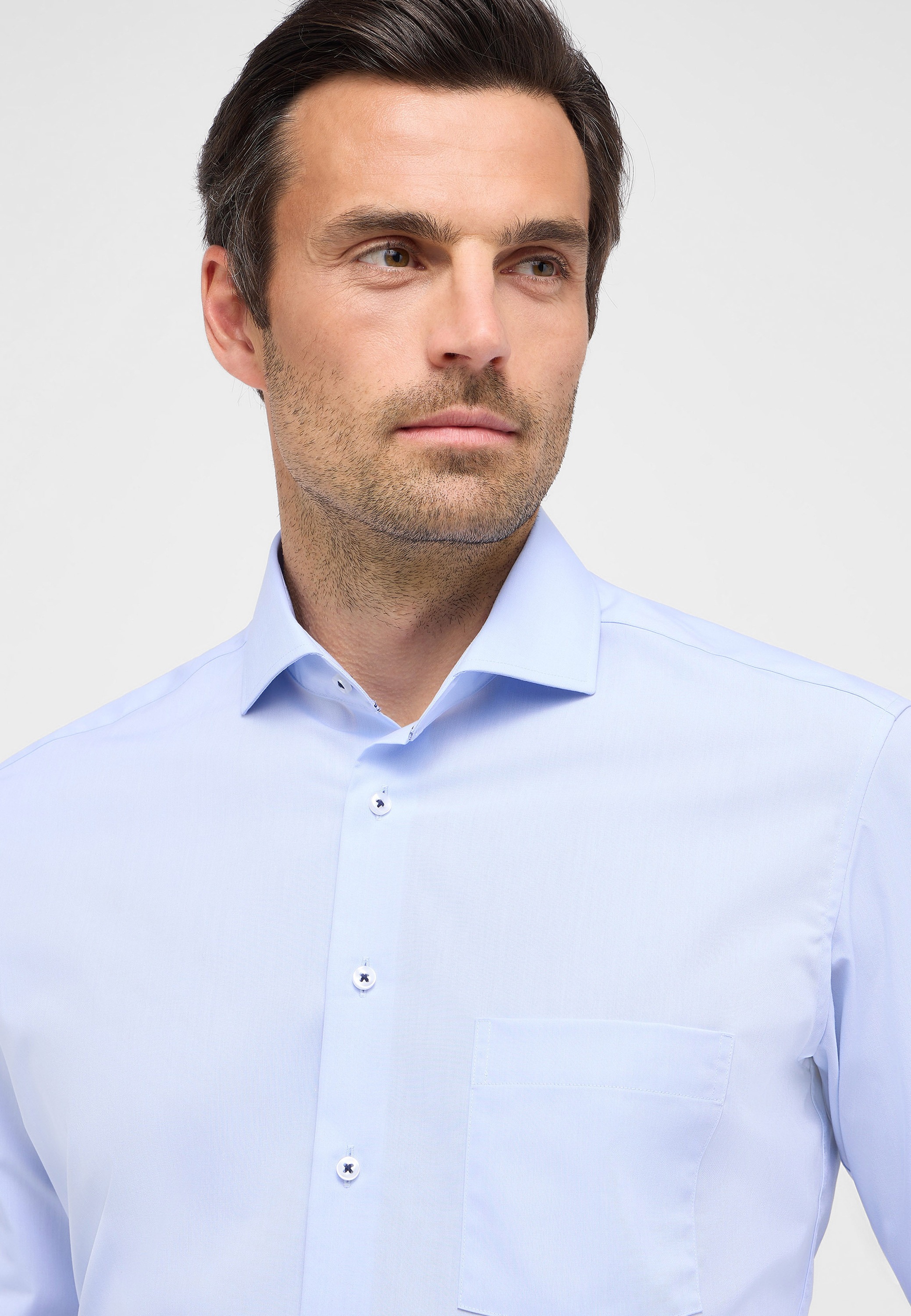 Eterna Langarmhemd »MODERN FIT«, NON IRON (bügelfrei)