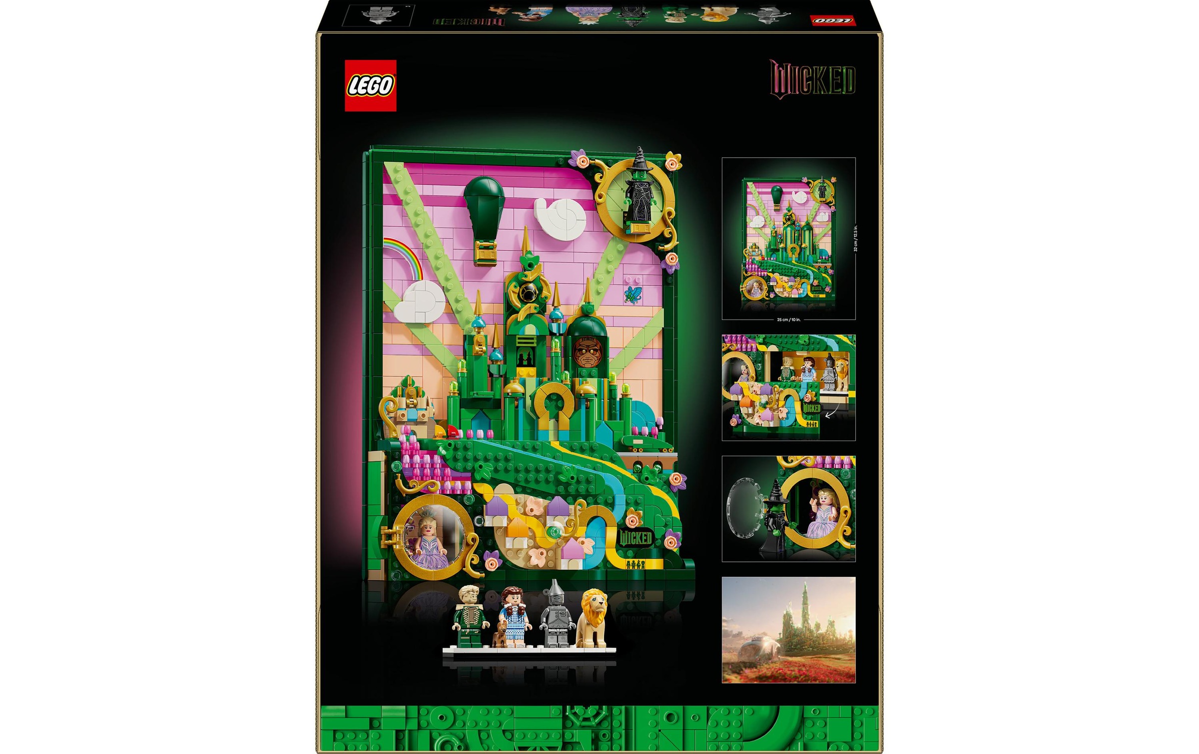 LEGO® Konstruktionsspielsteine »Emerald City Wandkunst 75685«
