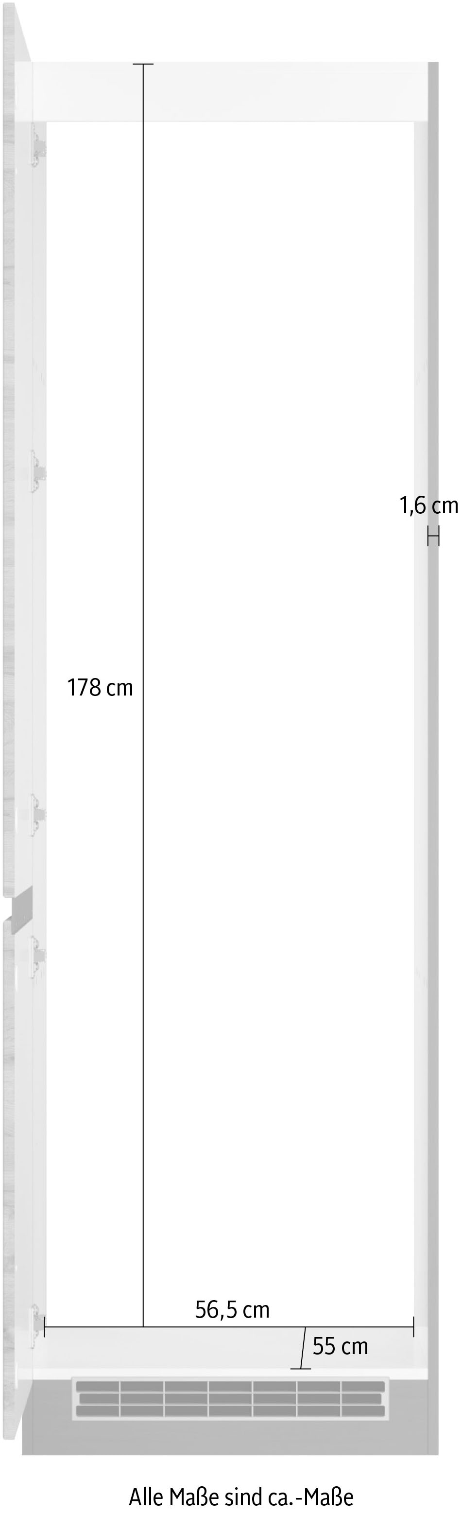KOCHSTATION »KS-Riesa« Breite 60 cm, MDF-Fronten