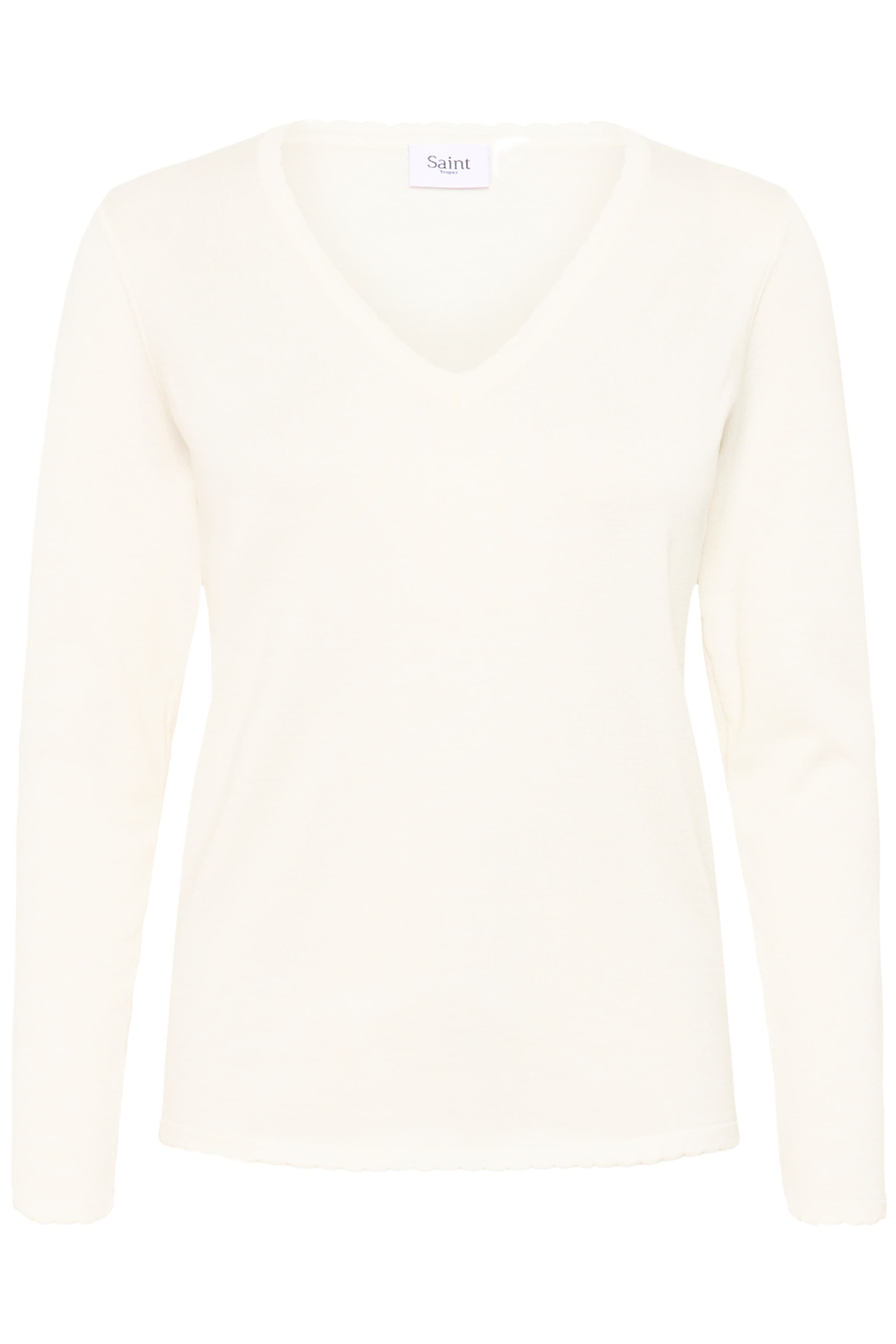 Saint Tropez Strickpullover »MilaSZ LS V-Neck Pullover« Viskosemischung, Regular fit