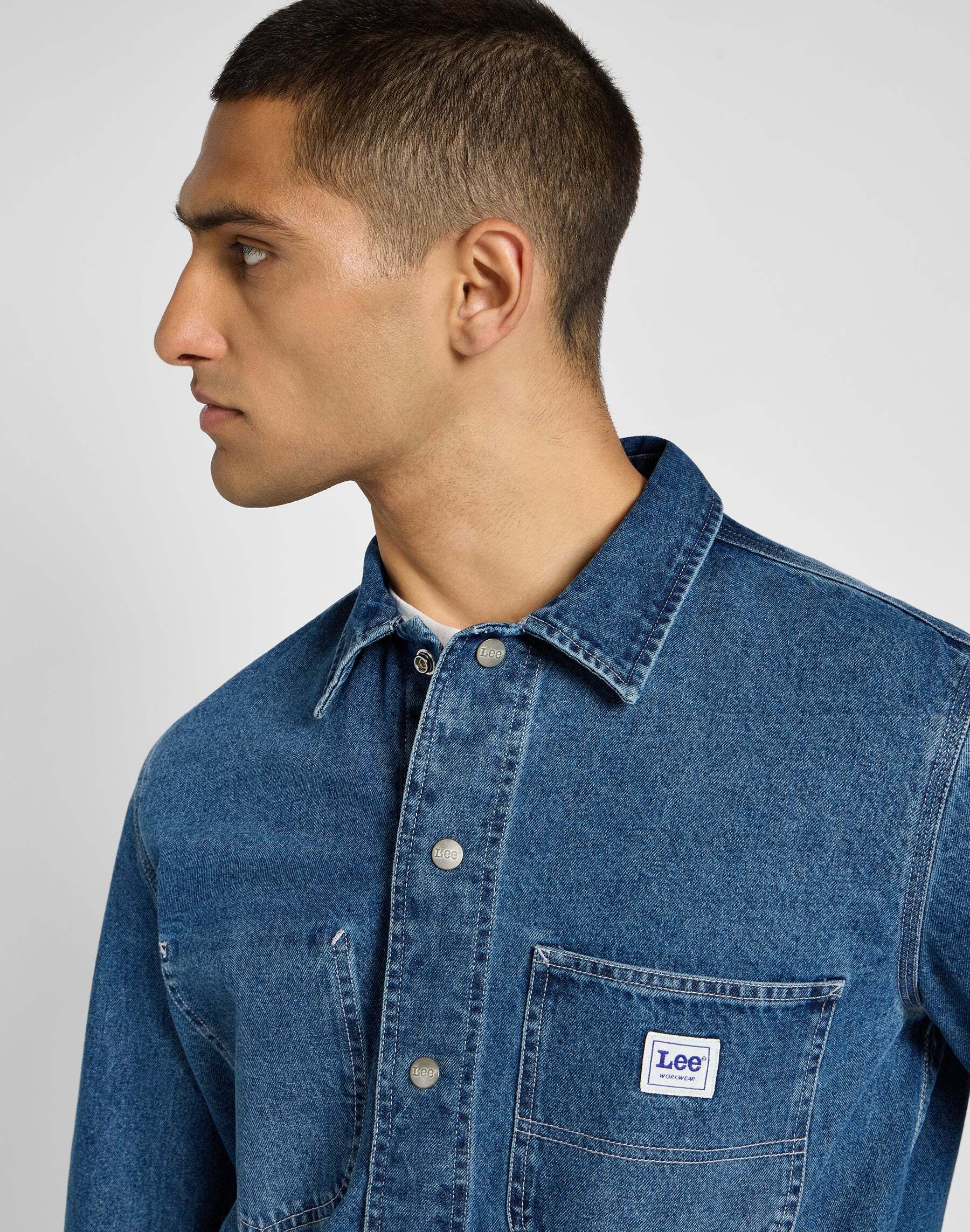 Lee® Jeanshemd »LEE Jeanshemd Worker Overshirt«