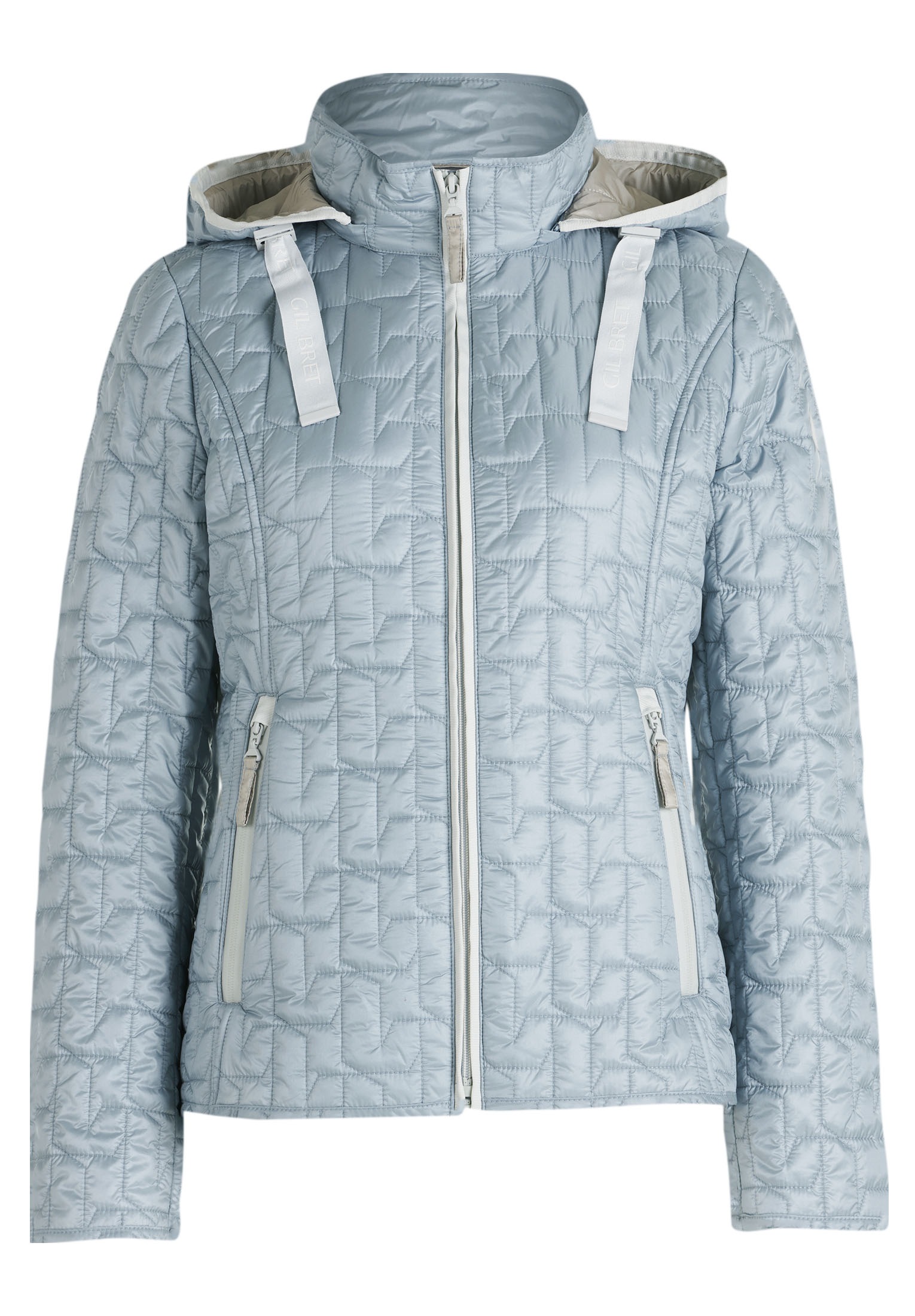 Gil Bret Steppjacke, mit Kapuze, mit Kapuze und Reissverrschluss