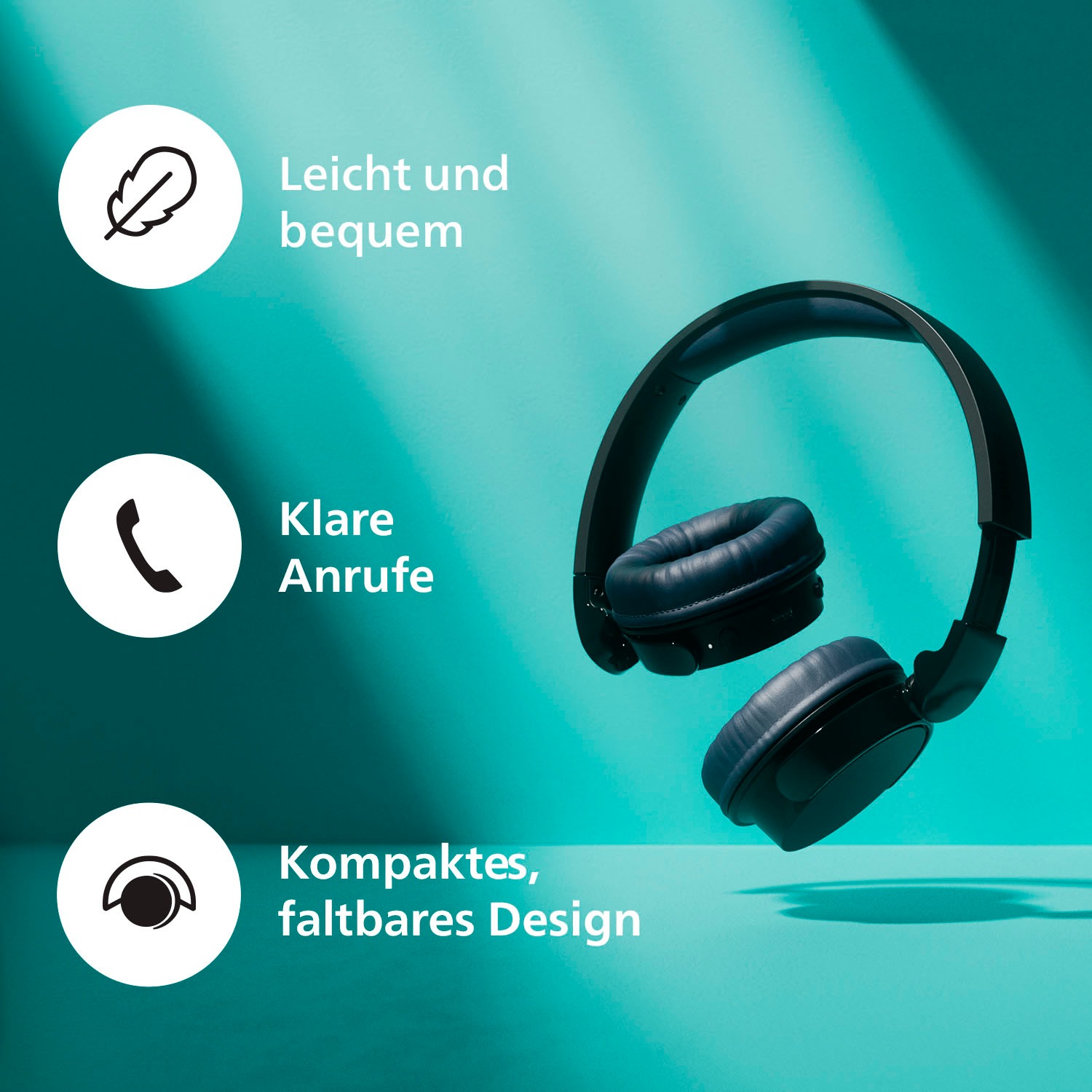 Philips Casque supra-auriculaire »TAH 3209« commande vocale | compatible avec Siri | connexion multipoint | fonction mains libres | isolation phonique