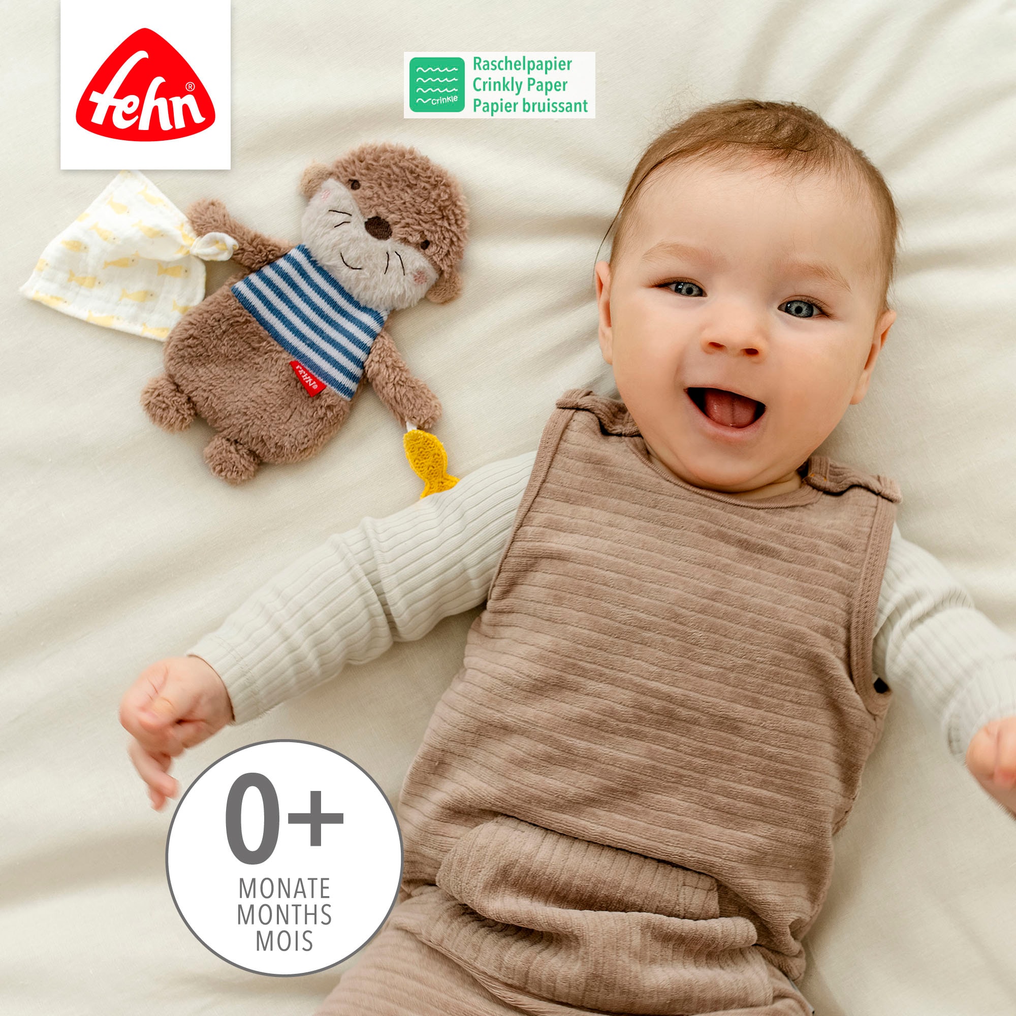 Fehn Greifspielzeug »Otter Theo, Knister-Otter«