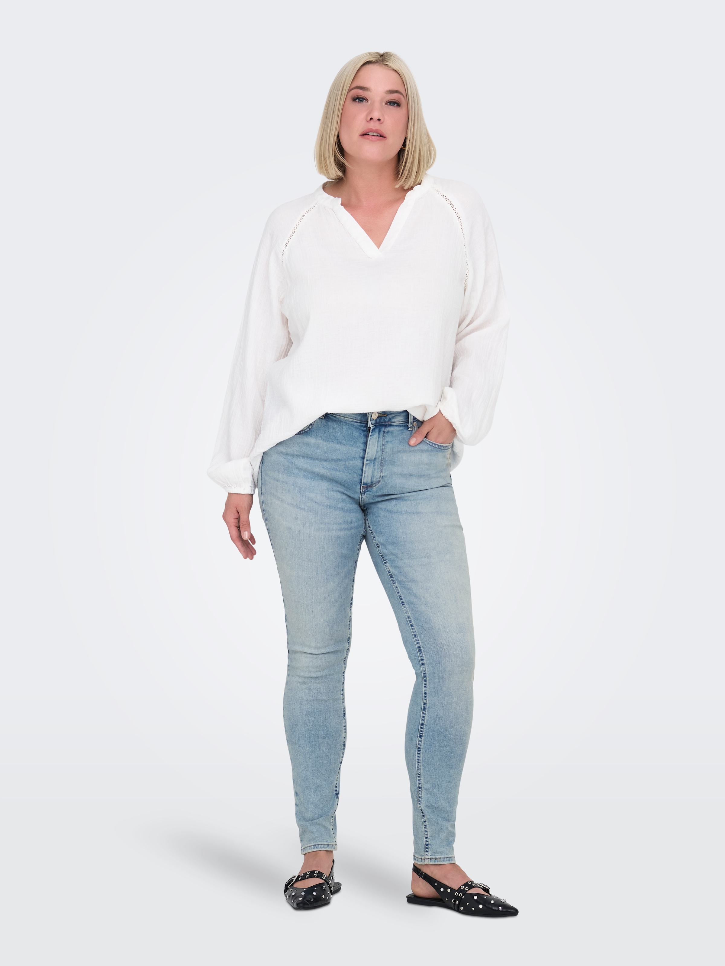 ONLY CARMAKOMA Skinny-fit-Jeans »CARWILLY REG SKINNY DNM ANA573 NOOS«