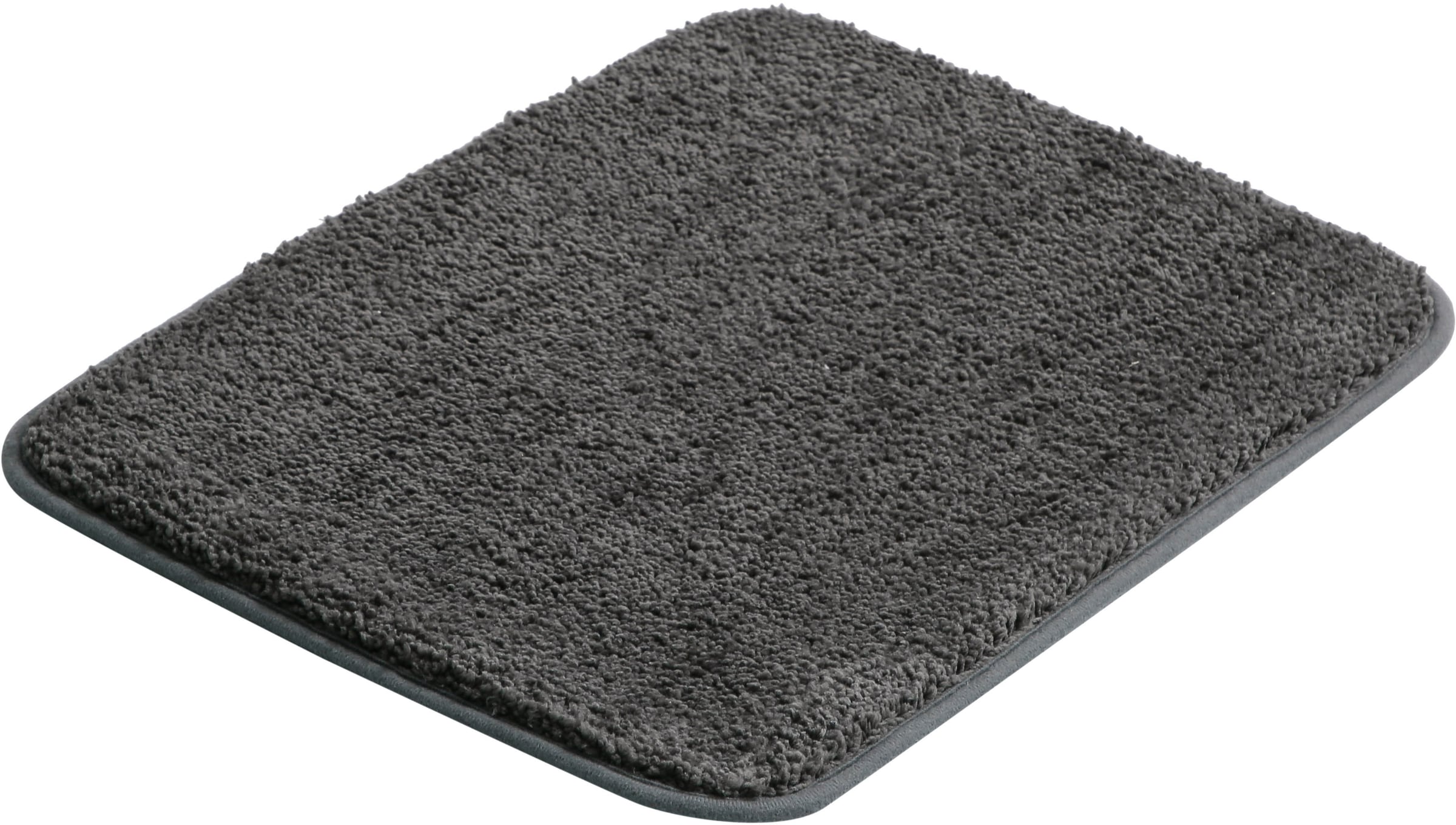 my home Badematte »Regona, Badteppich, Badvorleger, Badezimmer Teppich«, rutschhemmend beschichtet, fussbodenheizungsgeeignet-schnell trocknend-strapazierfähig, Uni Farben, besonders weich, als rechteckig und halbrund erhältlich