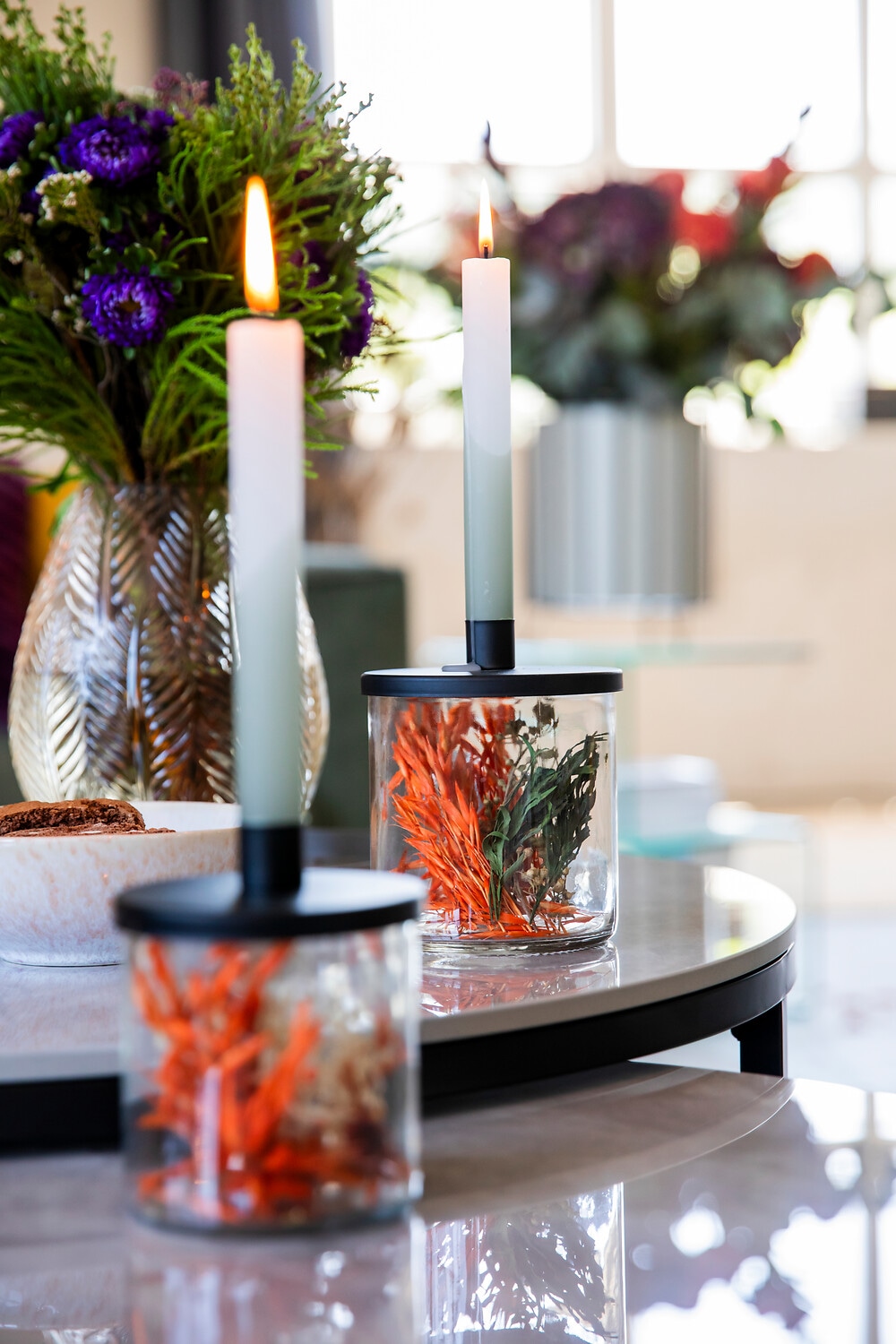 Creativ home Porte-bougies »Kerzenhalter« mit mehreren Funktionen