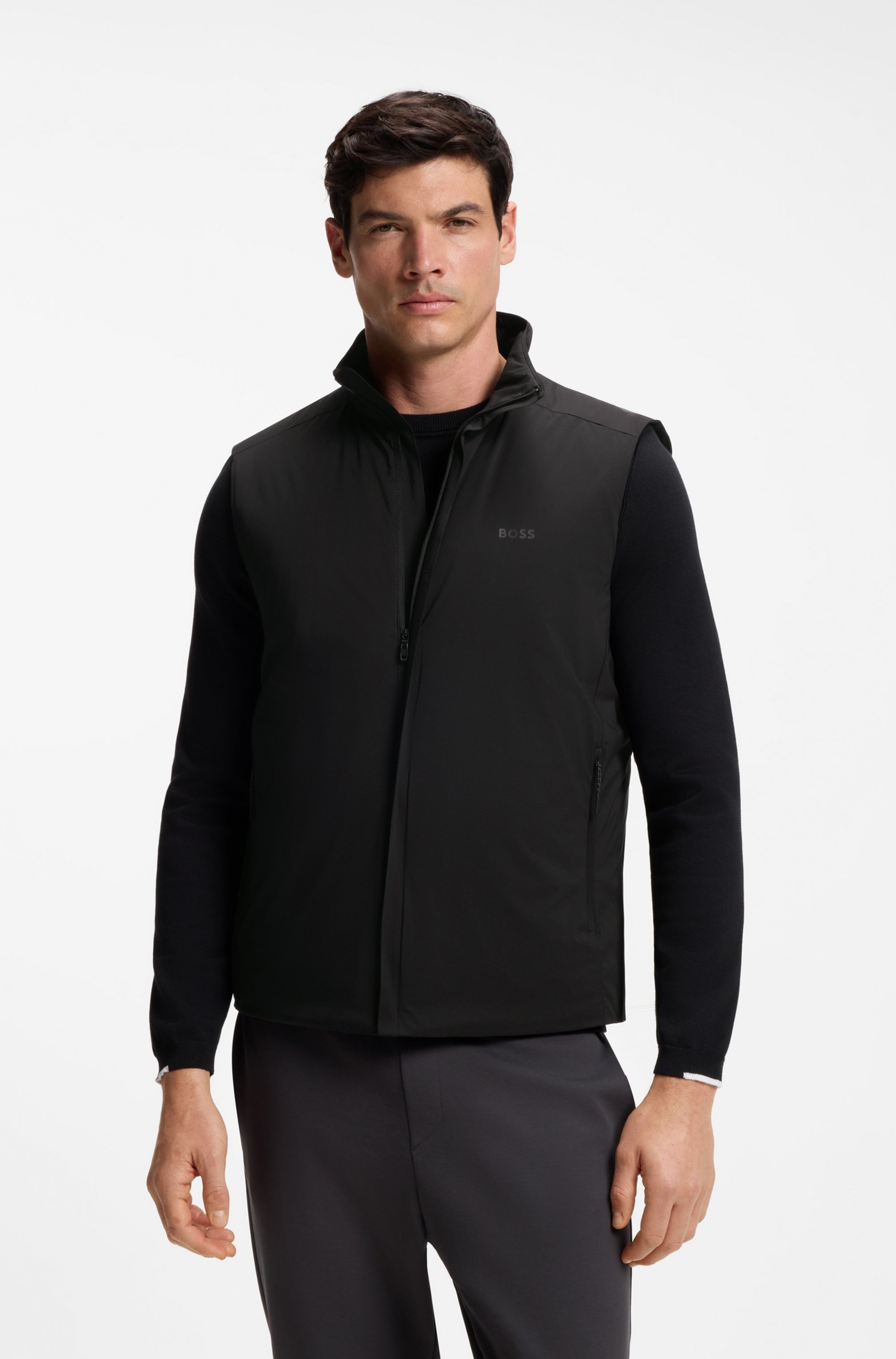Image of BOSS GREEN Funktionsweste Regular Fit, 4-Wege-Stretch-Qualität, Highloft-Stretch-Wattierung